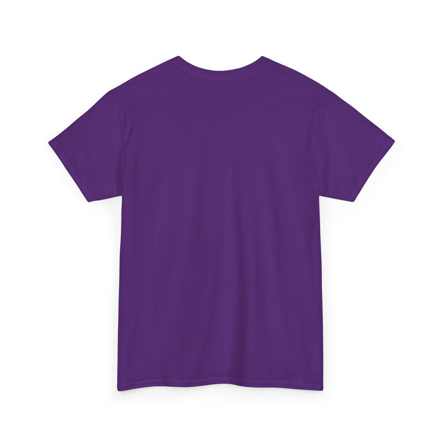 Cat Silhouette Unisex Heavy Cotton Tee – Floating White Cat