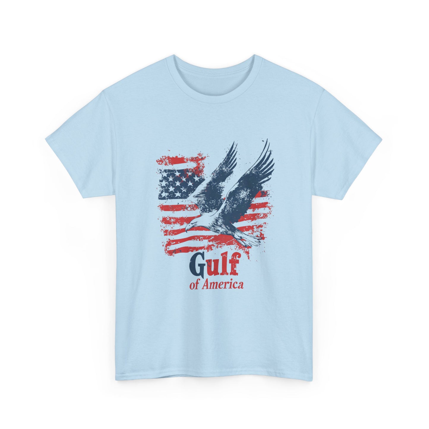 Patriotic Eagle Unisex Heavy Cotton Tee - Gulf of America - Tee Fusion Lab