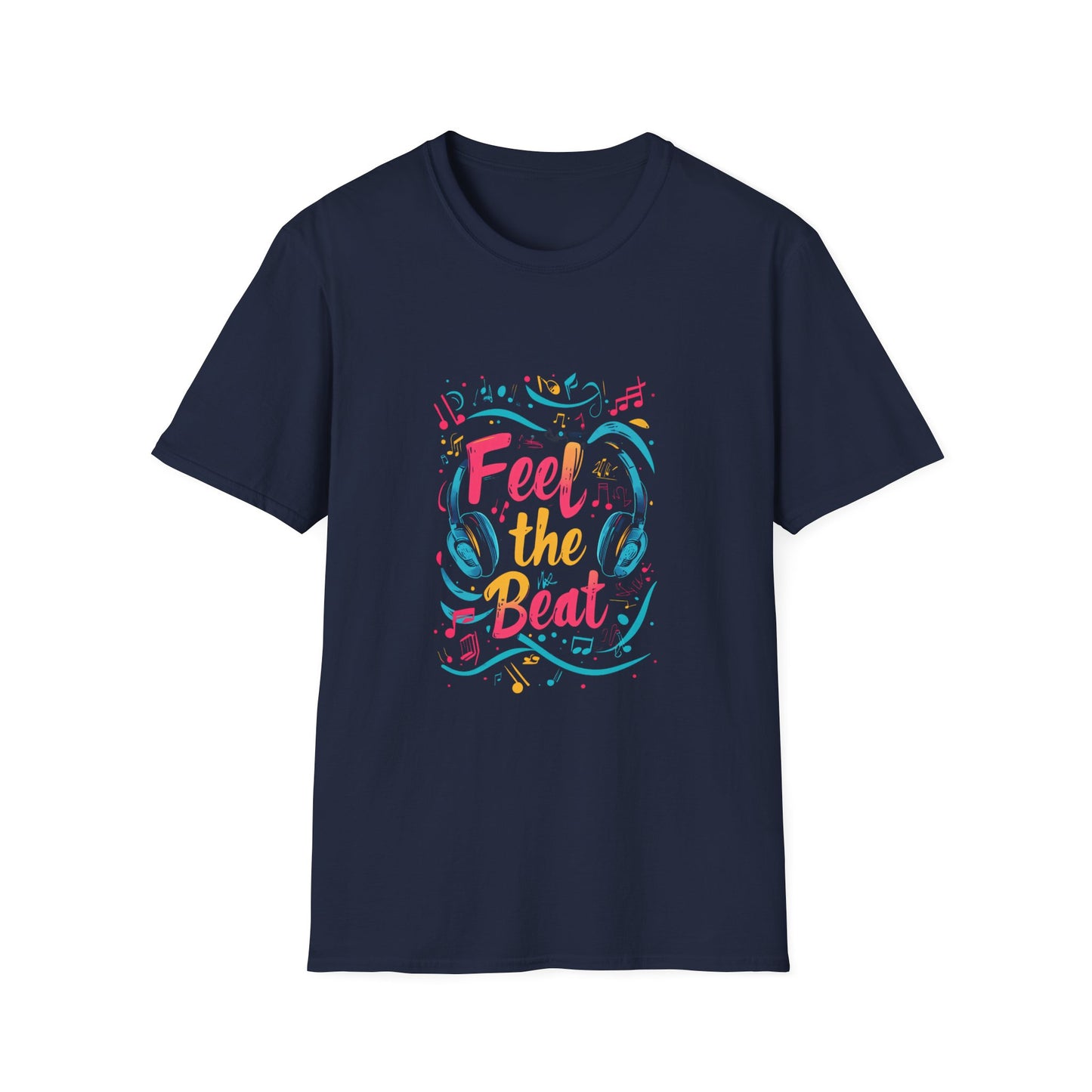 Feel the Beat Unisex Softstyle T-Shirt - Perfect Gift for Music Lovers