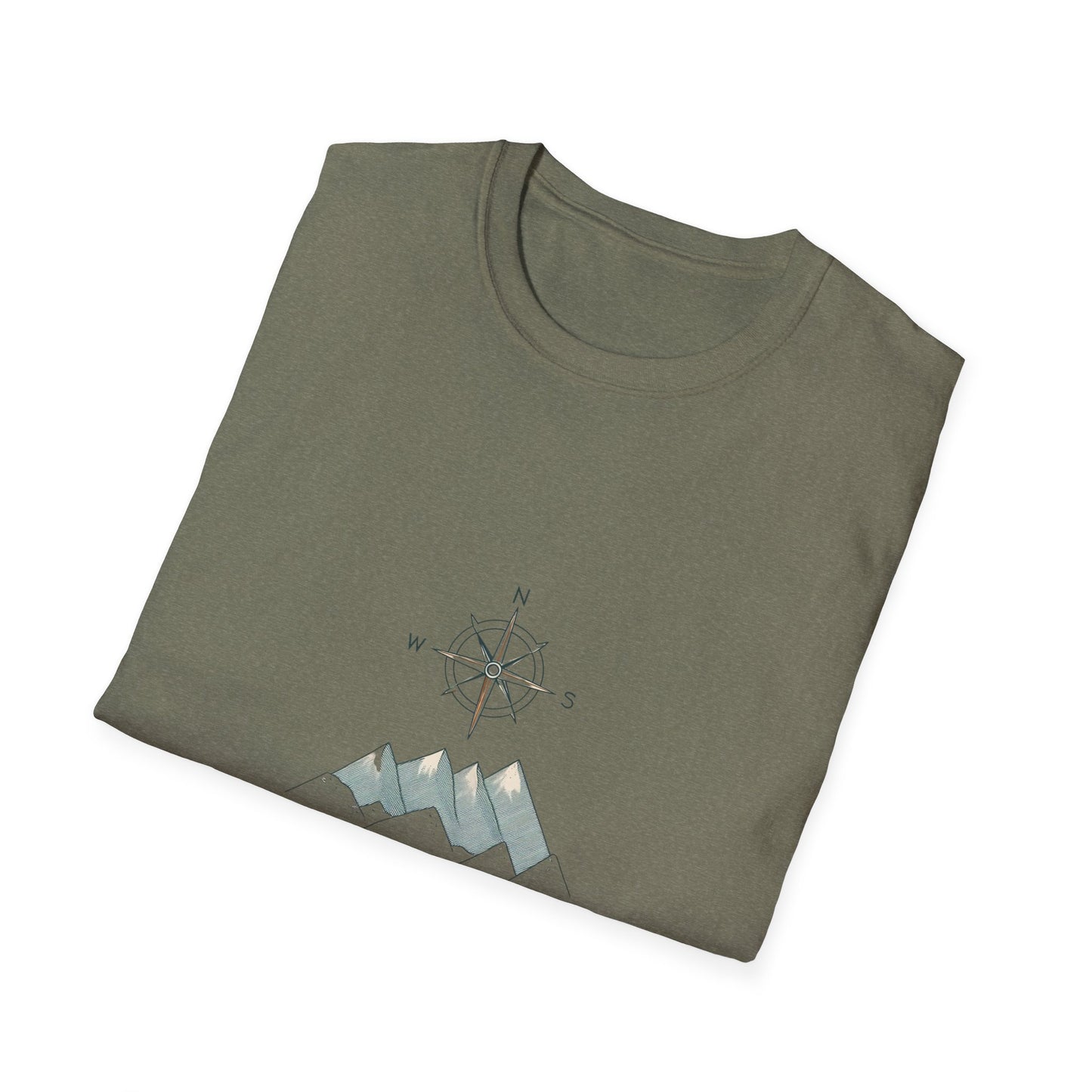 Adventure Awaits Unisex Softstyle T-Shirt, Perfect for Travel Lovers, Outdoor Enthusiasts, Camping, Adventure Gifts, Nature Tee