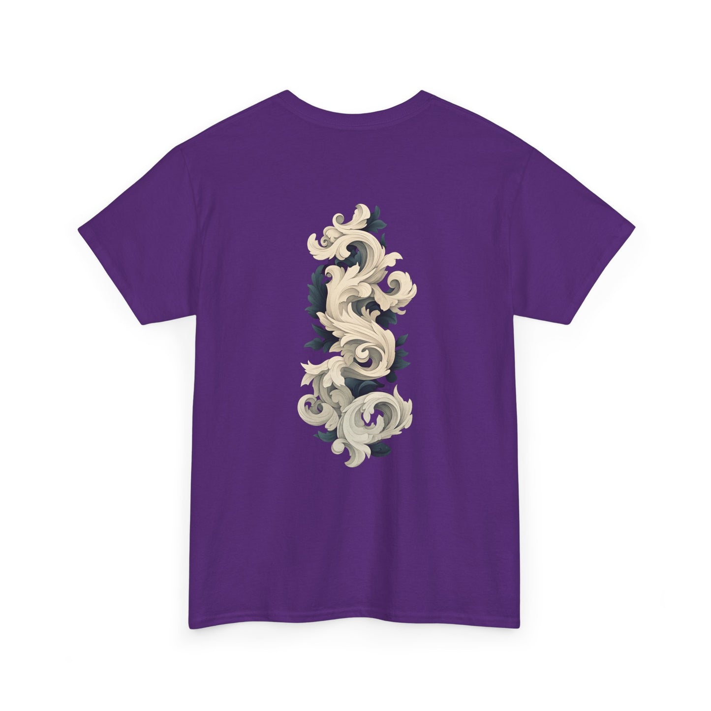Floral Art Unisex Heavy Cotton Tee - Stylish and Comfortable