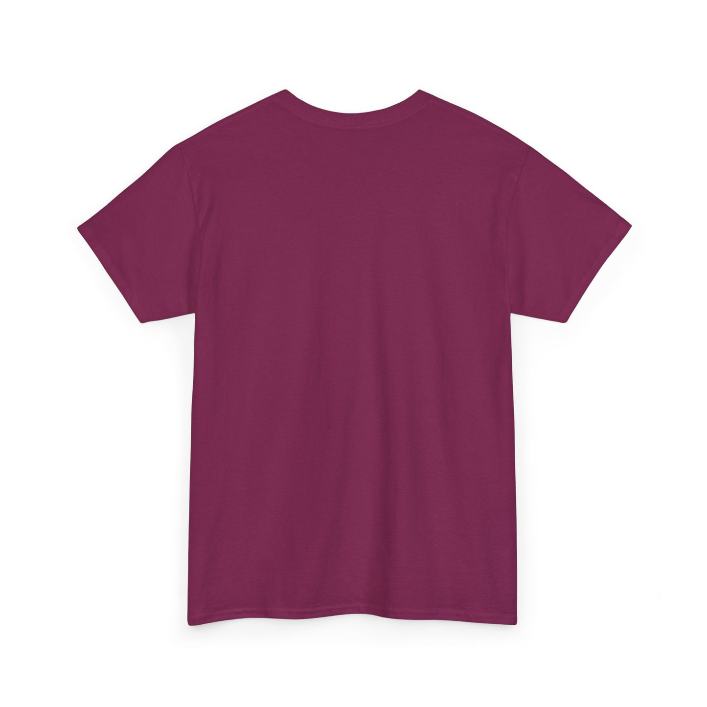 Cat Silhouette Unisex Heavy Cotton Tee – Floating White Cat