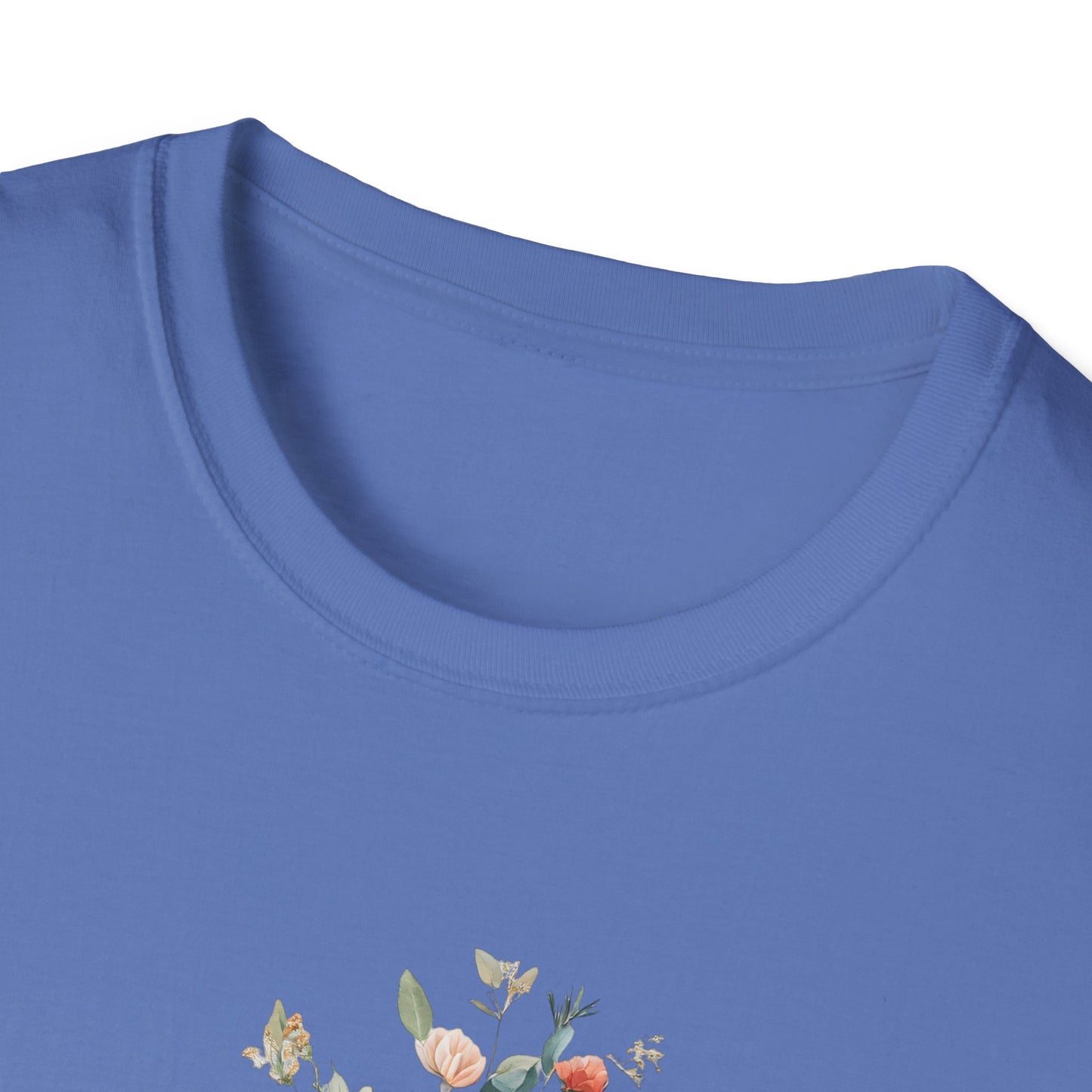 Floral Unisex Softstyle T-Shirt - Perfect for Spring Celebrations