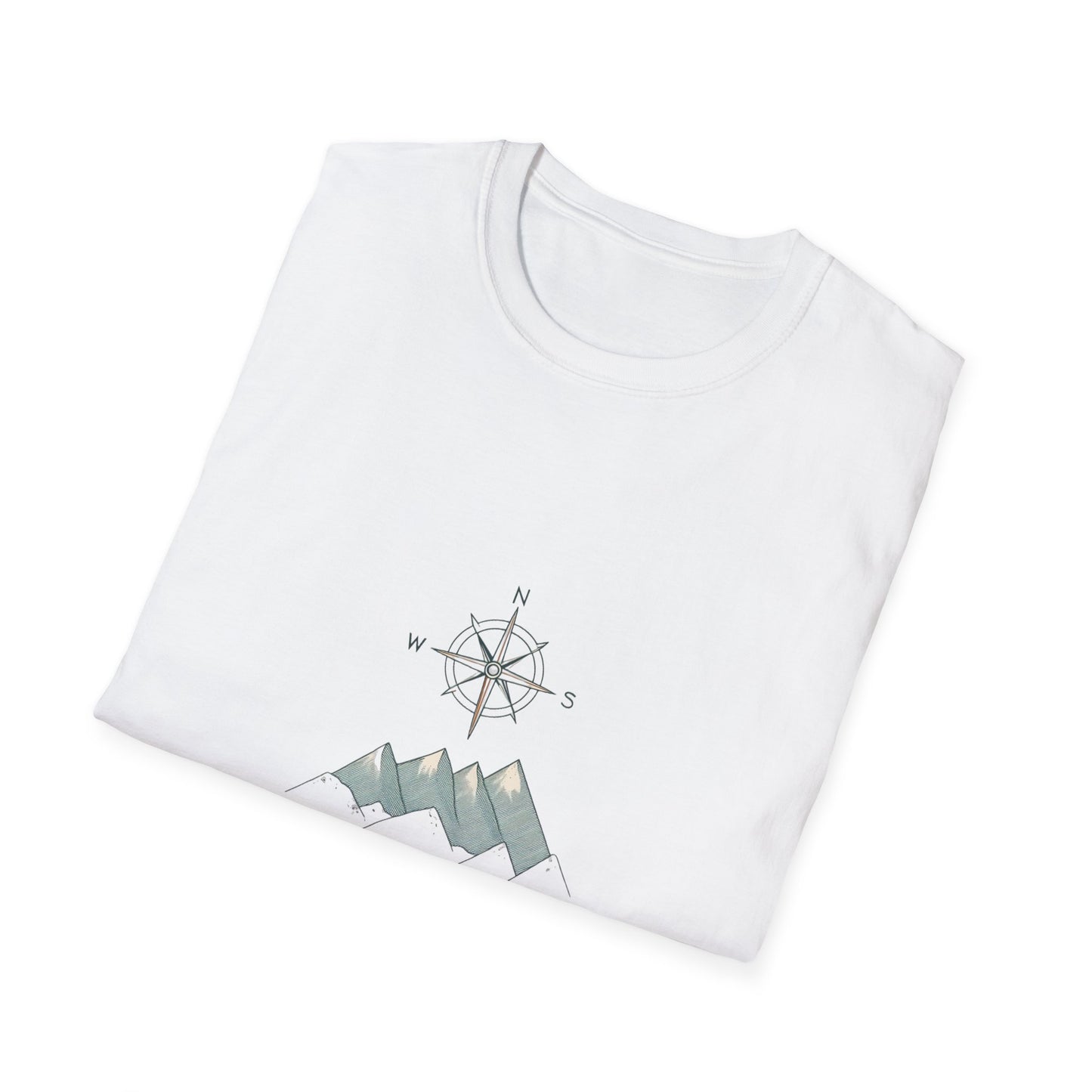 Adventure Awaits Unisex Softstyle T-Shirt, Perfect for Travel Lovers, Outdoor Enthusiasts, Camping, Adventure Gifts, Nature Tee