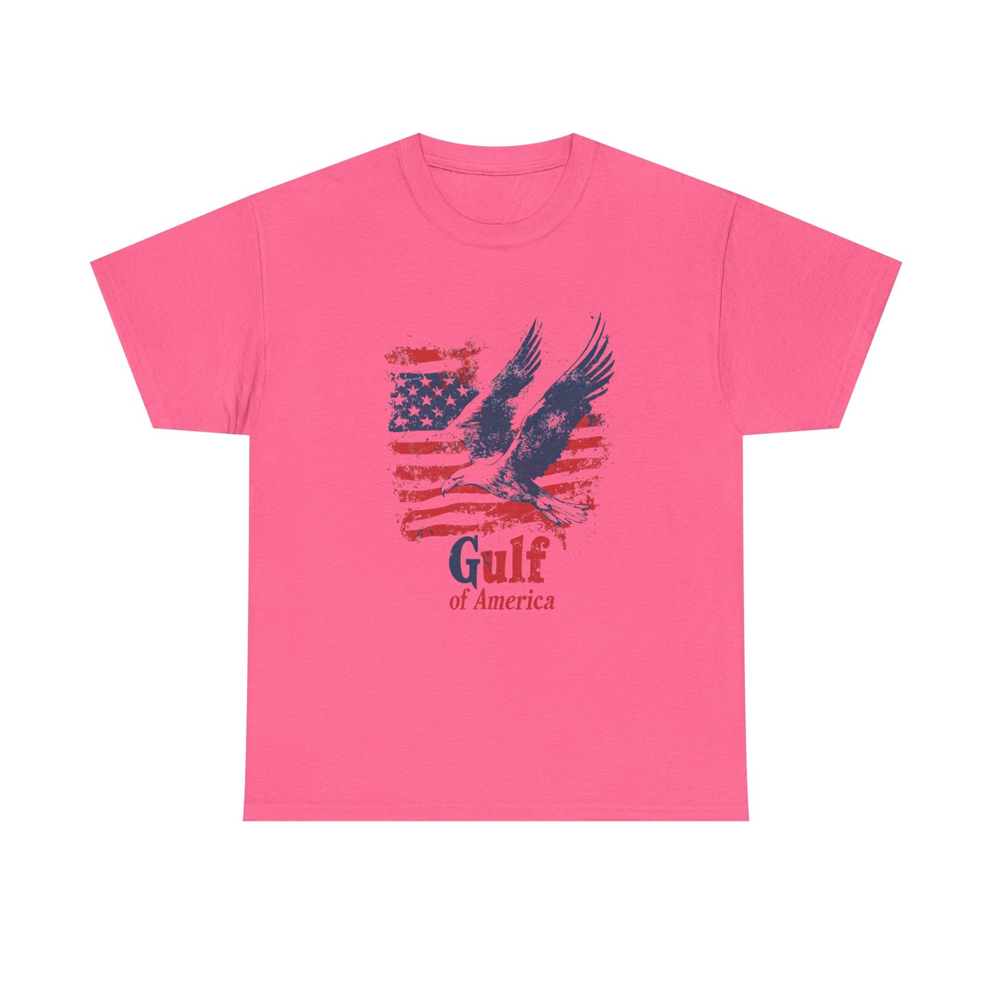 Patriotic Eagle Unisex Heavy Cotton Tee - Gulf of America - Tee Fusion Lab