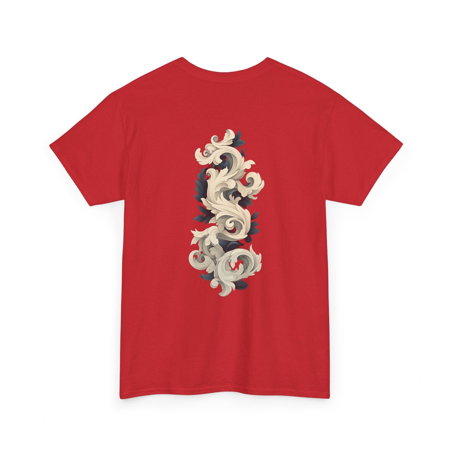 Floral Art Unisex Heavy Cotton Tee - Stylish and Comfortable