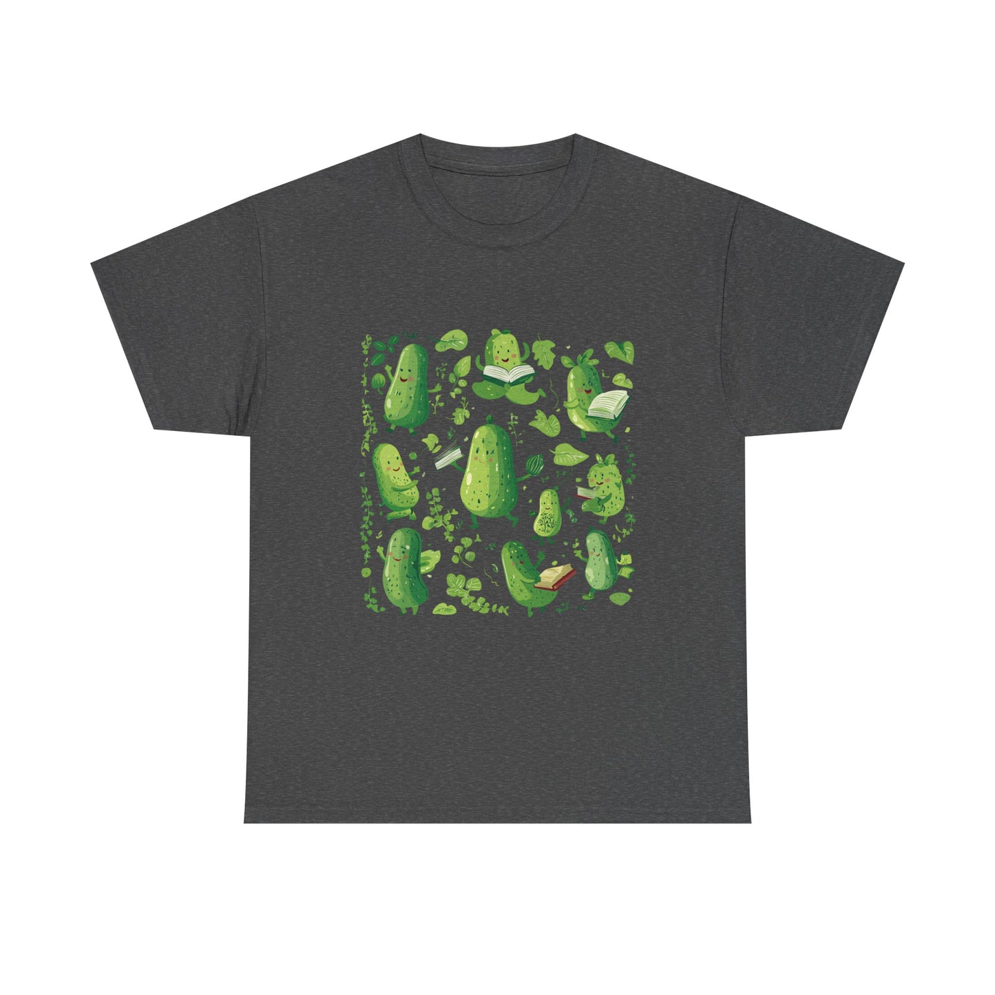 Playful Pickle Unisex Heavy Cotton Tee - Fun, Quirky Graphic T-shirt for Casual Wear - Tee Fusion Lab