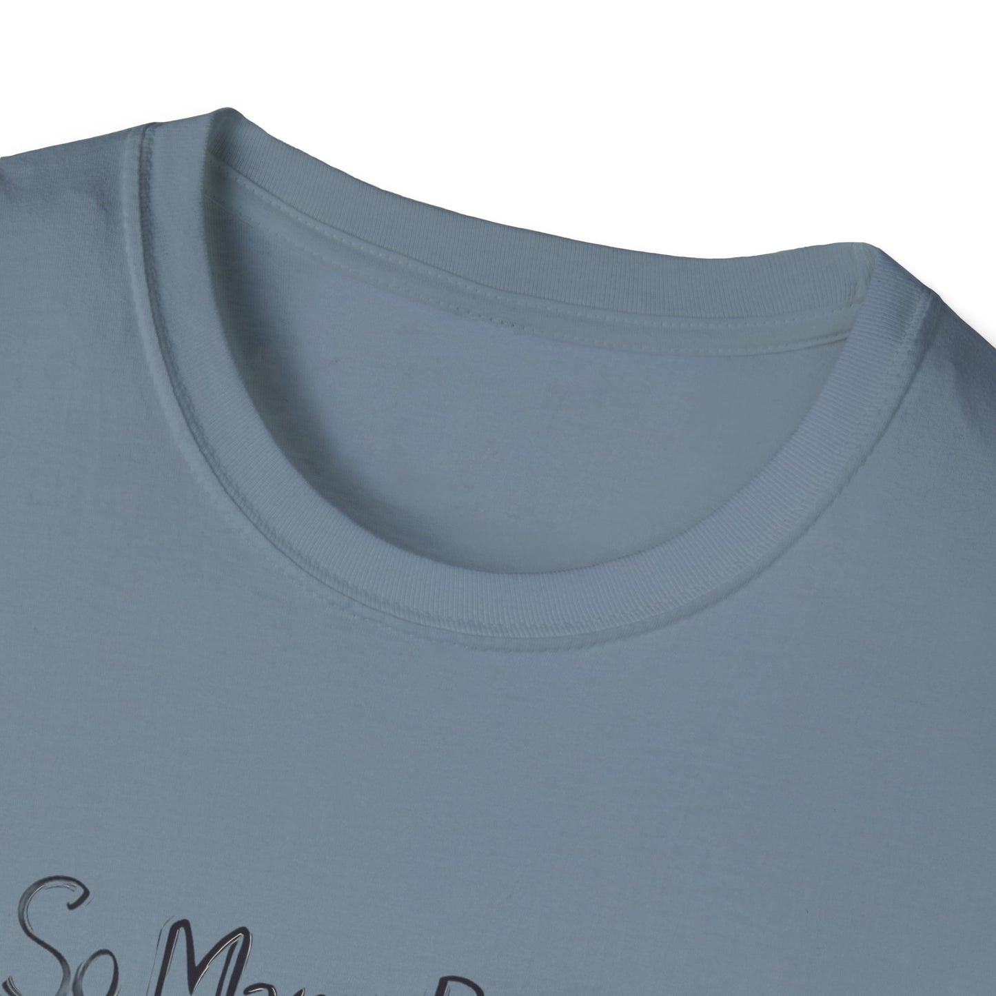 Book Lover's Unisex Softstyle T-Shirt - "So Many Books, So Little Time"