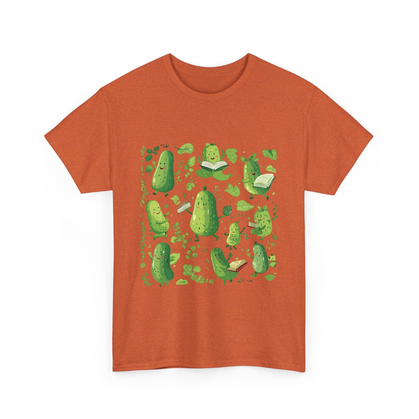 Playful Pickle Unisex Heavy Cotton Tee - Fun, Quirky Graphic T-shirt for Casual Wear - Tee Fusion Lab