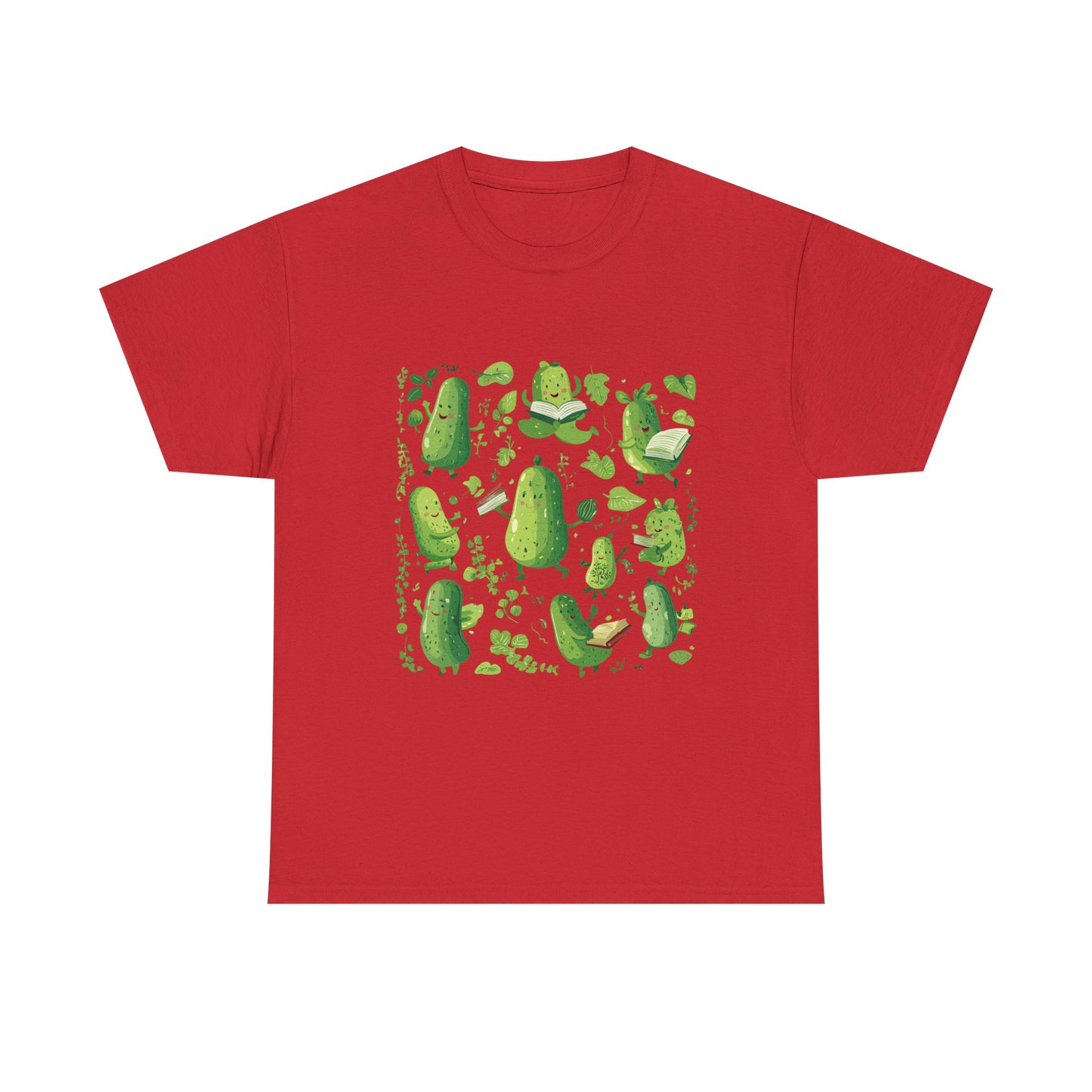 Playful Pickle Unisex Heavy Cotton Tee - Fun, Quirky Graphic T-shirt for Casual Wear - Tee Fusion Lab