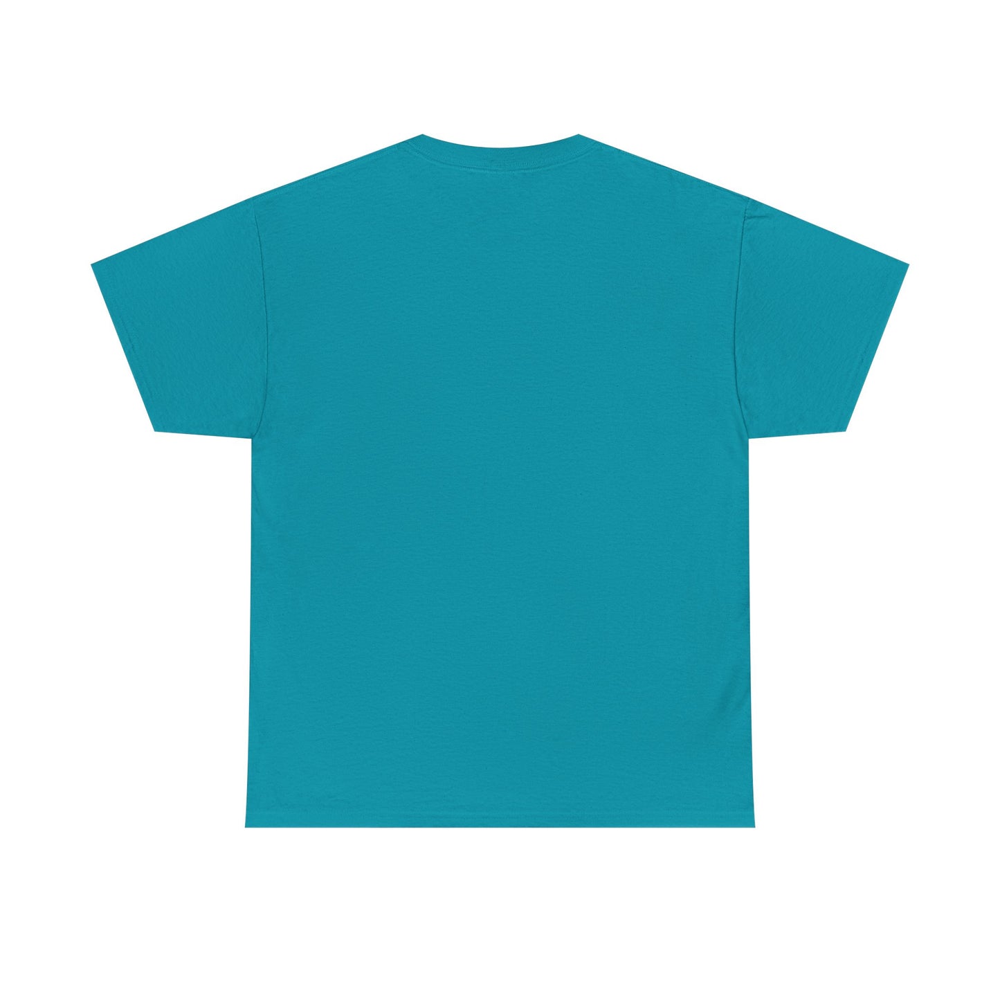 Geometric Wolf with Vibrant Colors Unisex Heavy Cotton Tee