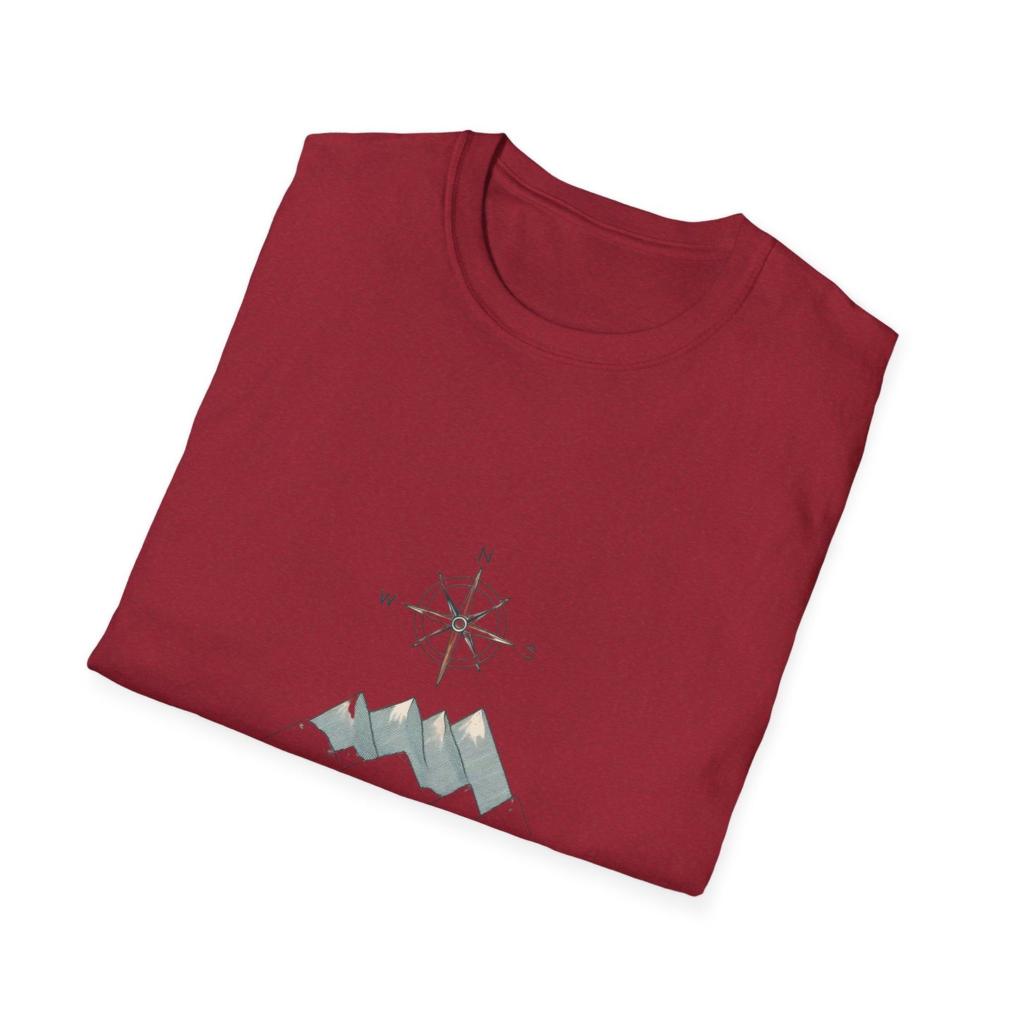 Adventure Awaits Unisex Softstyle T-Shirt, Perfect for Travel Lovers, Outdoor Enthusiasts, Camping, Adventure Gifts, Nature Tee