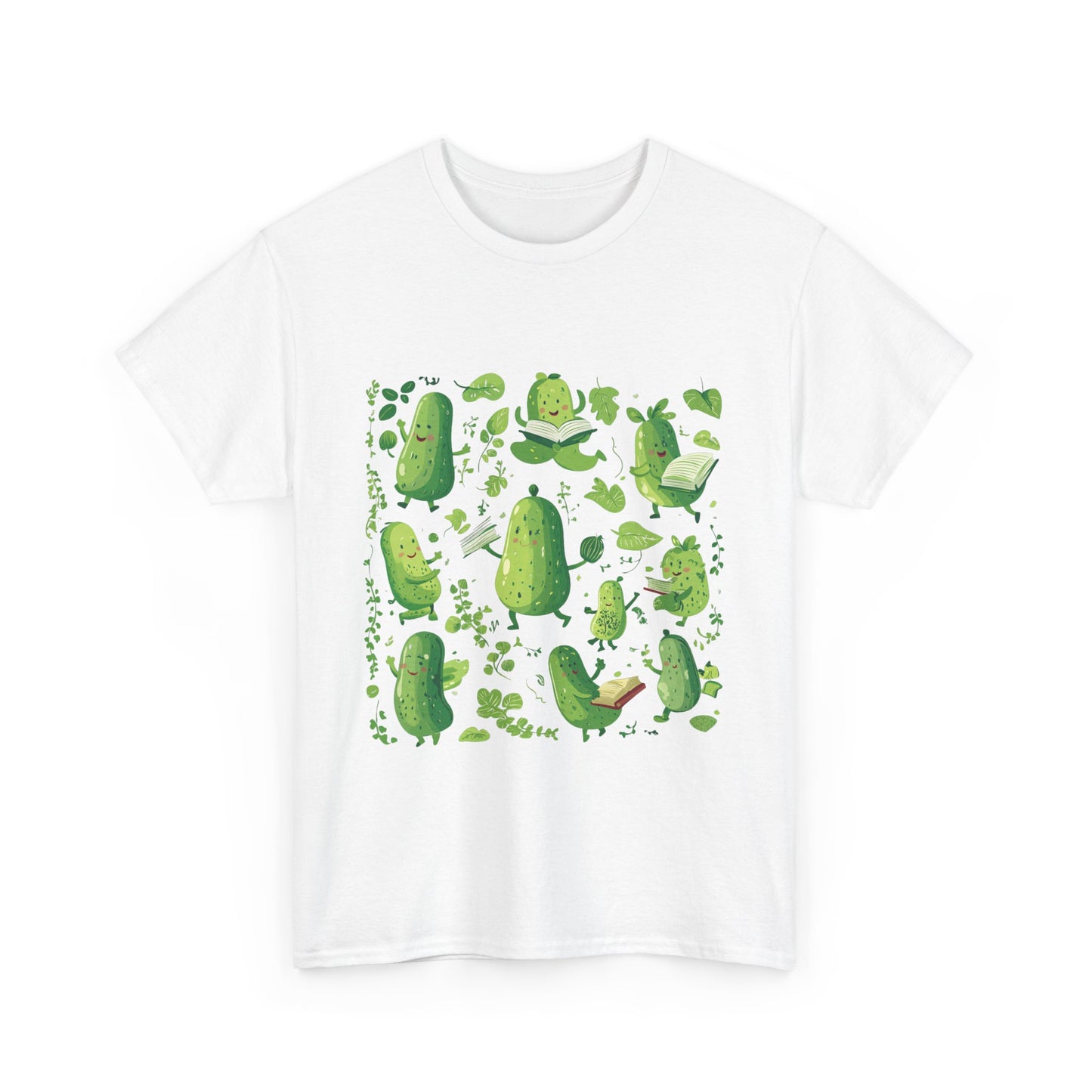 Playful Pickle Unisex Heavy Cotton Tee - Fun, Quirky Graphic T-shirt for Casual Wear - Tee Fusion Lab