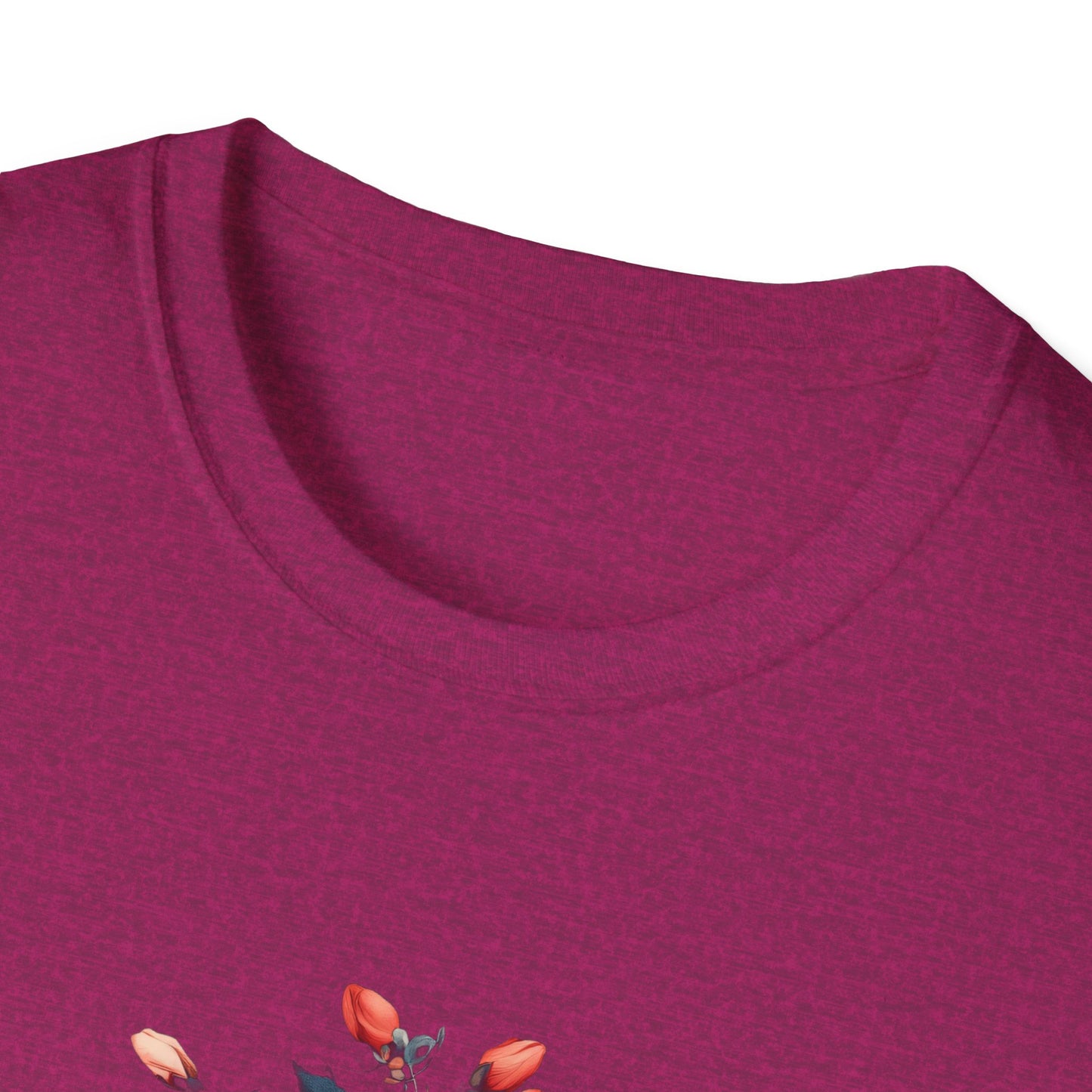 Floral Bouquet Unisex Softstyle T-Shirt - Perfect Gift for Nature Lovers