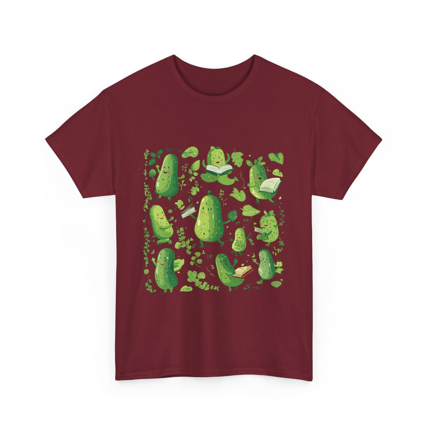 Playful Pickle Unisex Heavy Cotton Tee - Fun, Quirky Graphic T-shirt for Casual Wear - Tee Fusion Lab