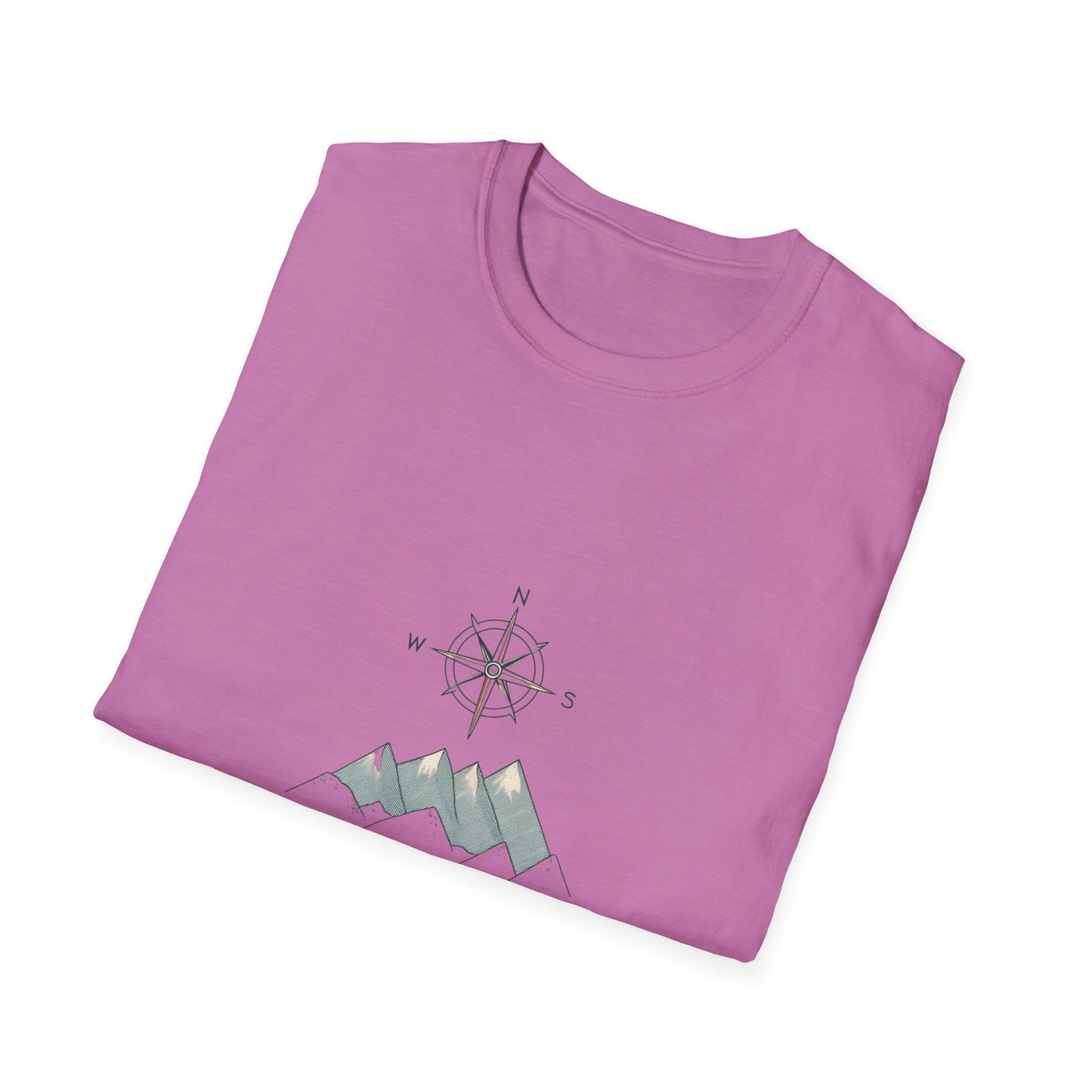 Adventure Awaits Unisex Softstyle T-Shirt, Perfect for Travel Lovers, Outdoor Enthusiasts, Camping, Adventure Gifts, Nature Tee