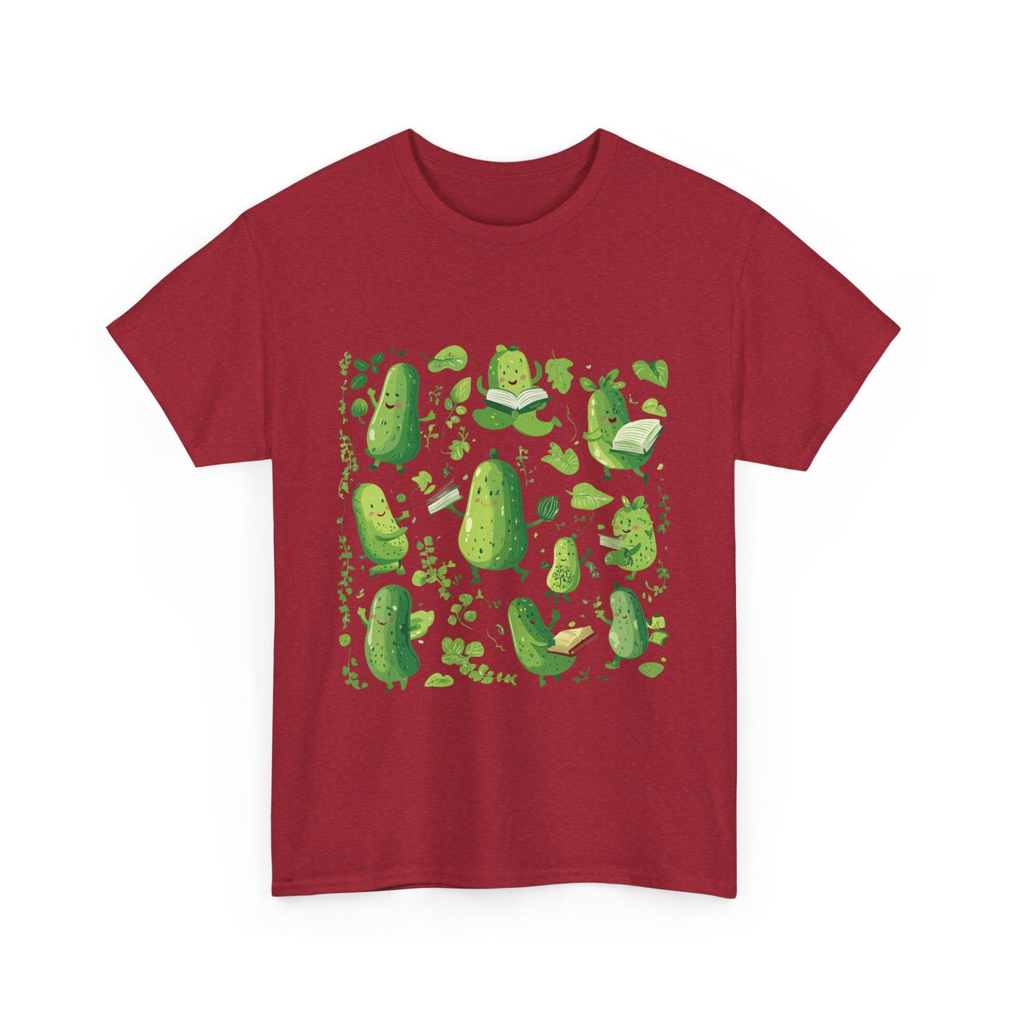 Playful Pickle Unisex Heavy Cotton Tee - Fun, Quirky Graphic T-shirt for Casual Wear - Tee Fusion Lab