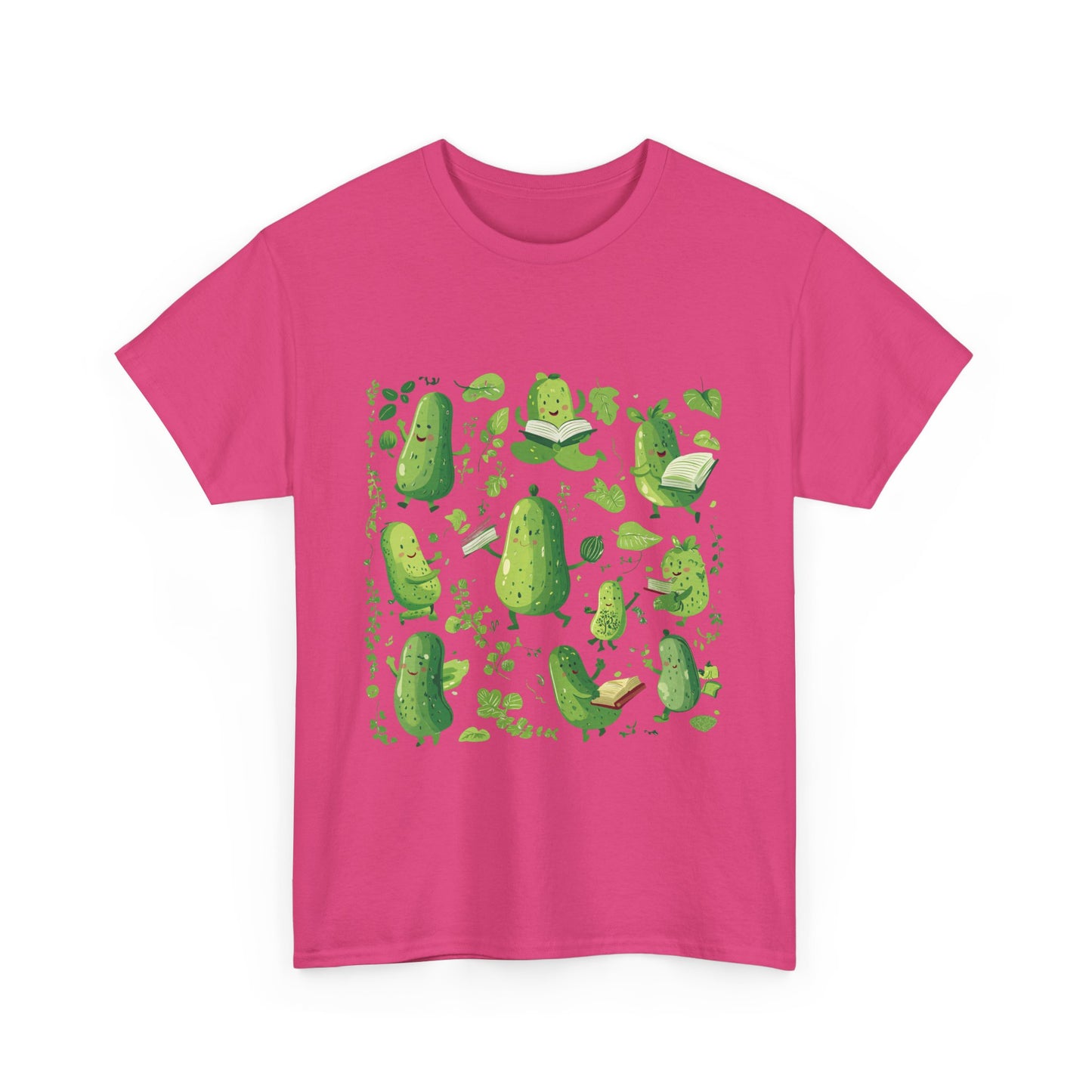 Playful Pickle Unisex Heavy Cotton Tee - Fun, Quirky Graphic T-shirt for Casual Wear - Tee Fusion Lab