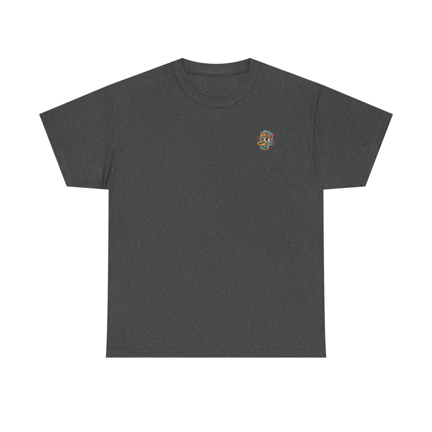 Floral Art Unisex Heavy Cotton Tee - Stylish and Comfortable