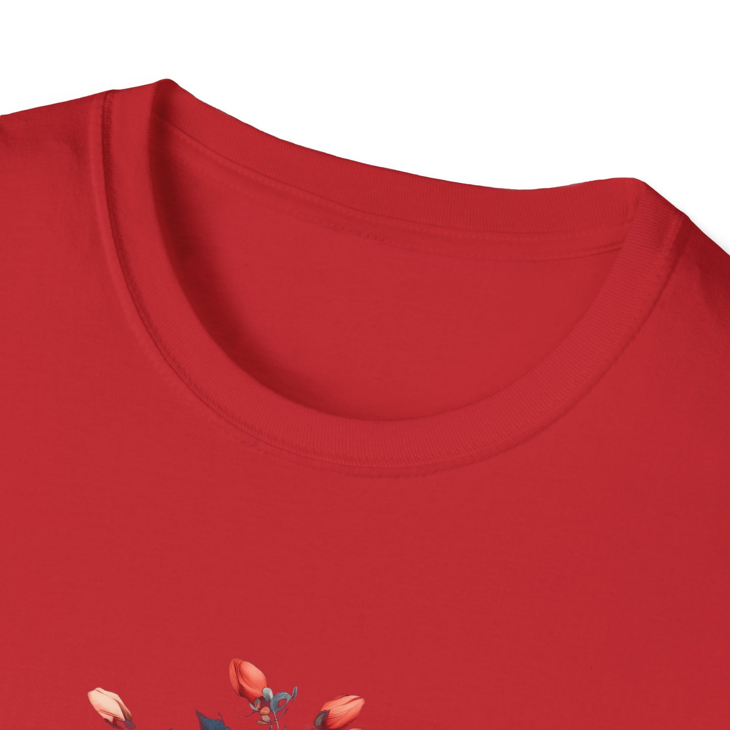 Floral Bouquet Unisex Softstyle T-Shirt - Perfect Gift for Nature Lovers