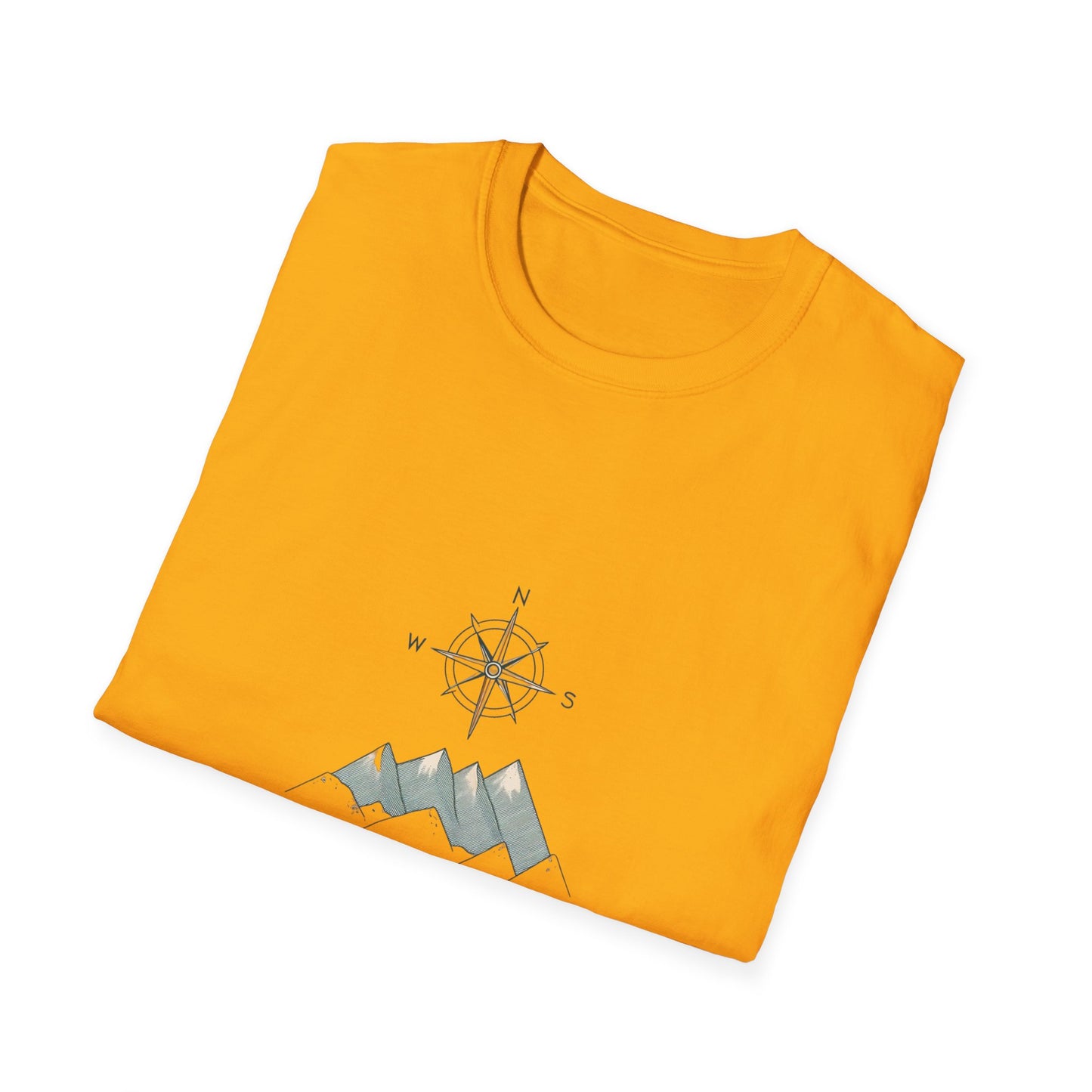 Adventure Awaits Unisex Softstyle T-Shirt, Perfect for Travel Lovers, Outdoor Enthusiasts, Camping, Adventure Gifts, Nature Tee
