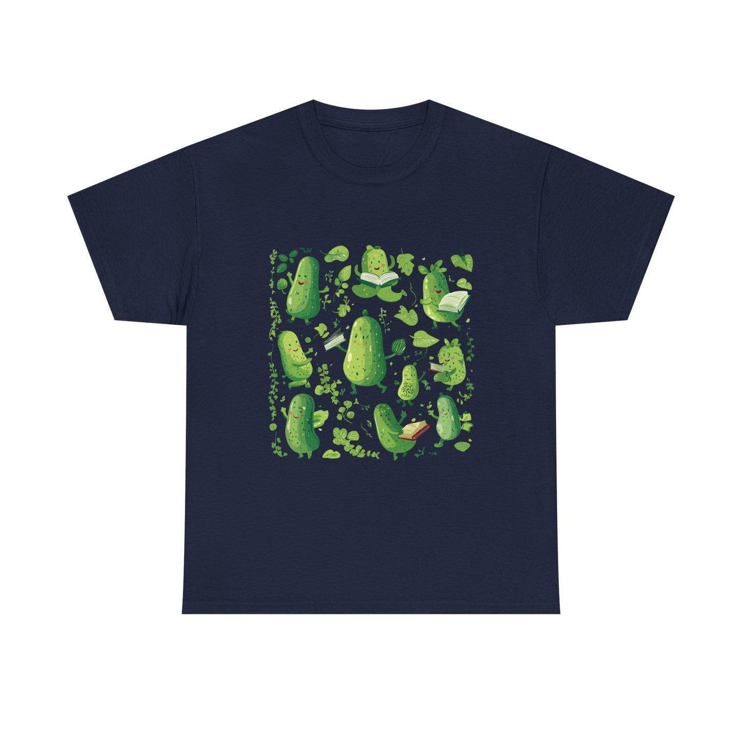 Playful Pickle Unisex Heavy Cotton Tee - Fun, Quirky Graphic T-shirt for Casual Wear - Tee Fusion Lab