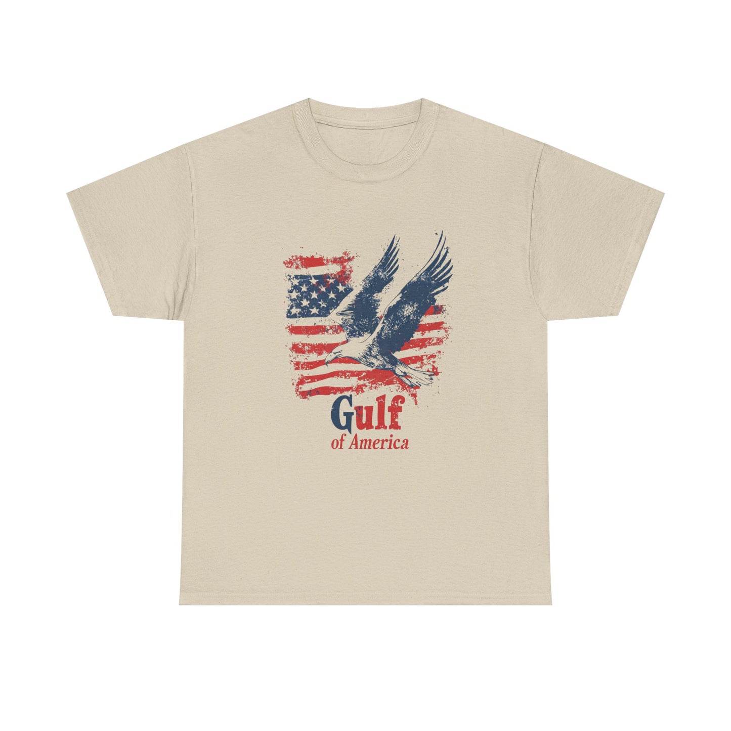Patriotic Eagle Unisex Heavy Cotton Tee - Gulf of America - Tee Fusion Lab