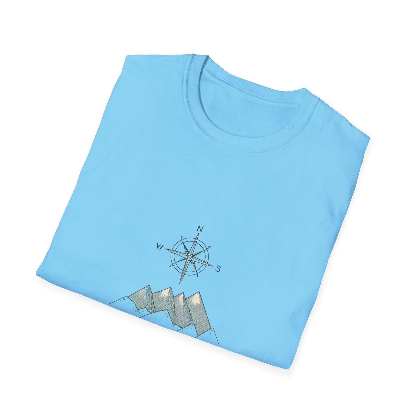Adventure Awaits Unisex Softstyle T-Shirt, Perfect for Travel Lovers, Outdoor Enthusiasts, Camping, Adventure Gifts, Nature Tee