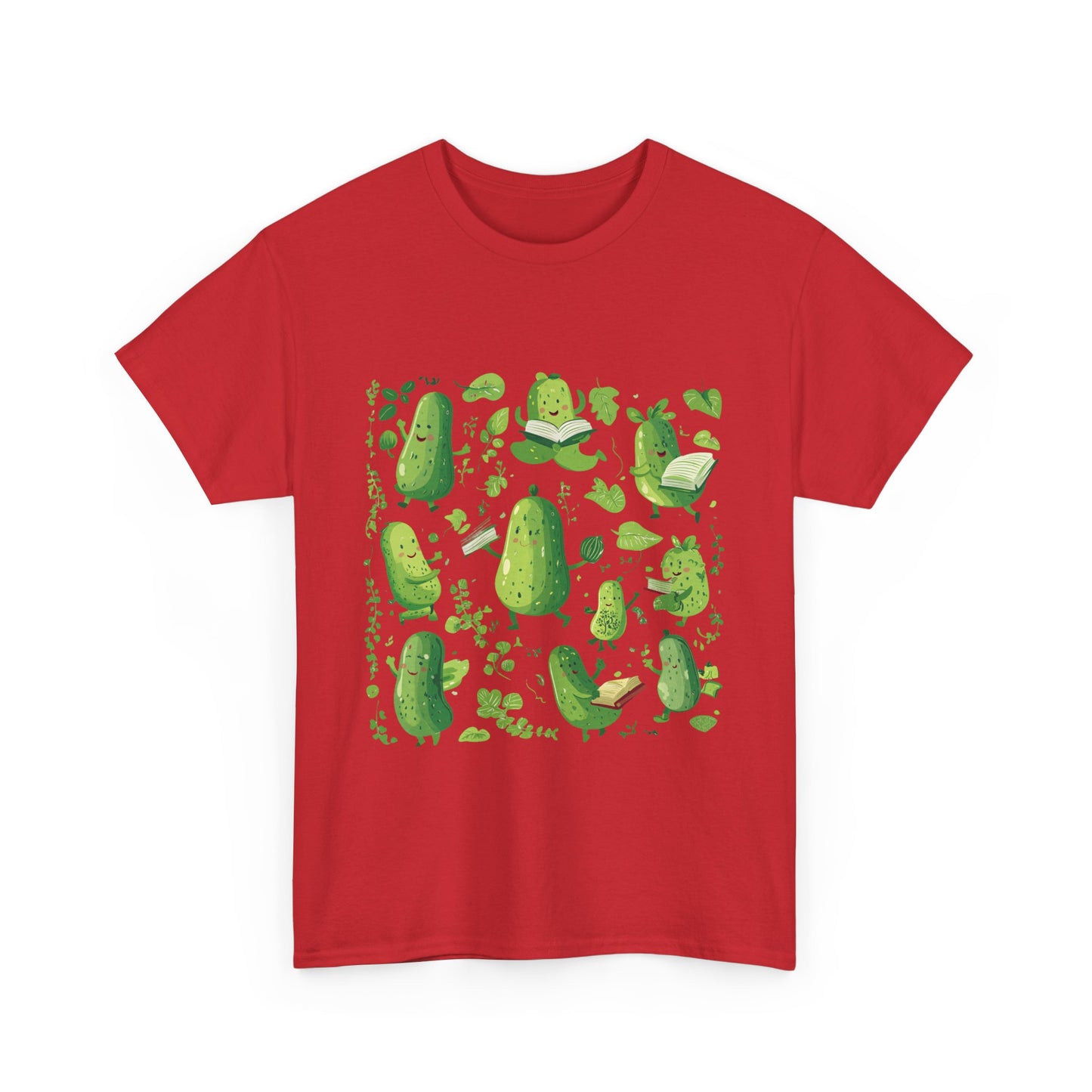 Playful Pickle Unisex Heavy Cotton Tee - Fun, Quirky Graphic T-shirt for Casual Wear - Tee Fusion Lab