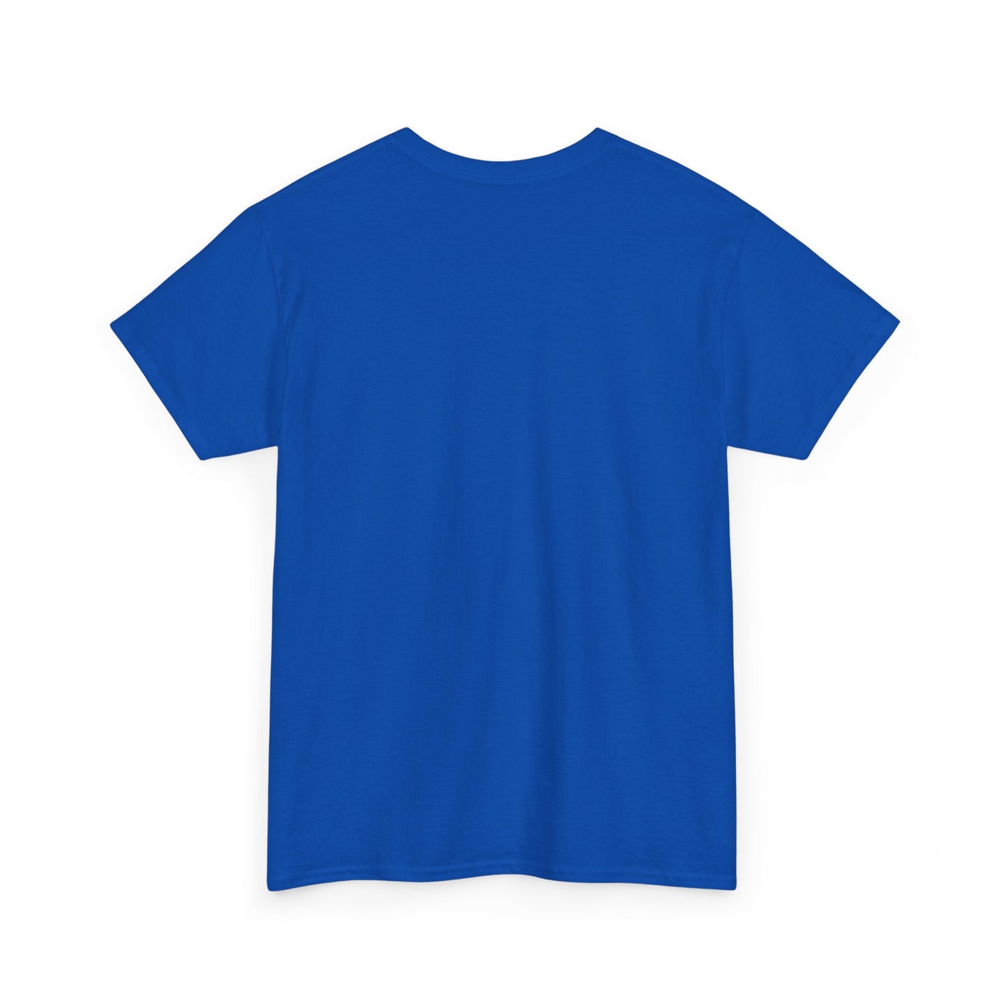 Cat Silhouette Unisex Heavy Cotton Tee – Floating White Cat