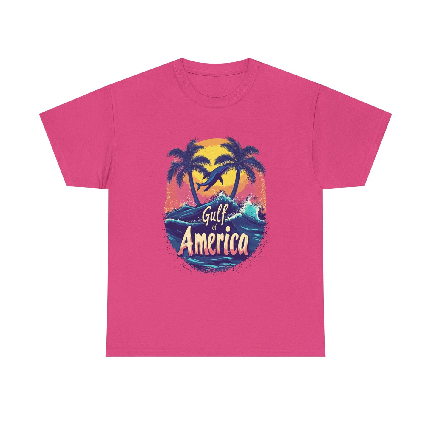 Gulf of America Unisex Heavy Cotton Tee - Tropical Beach Vibes