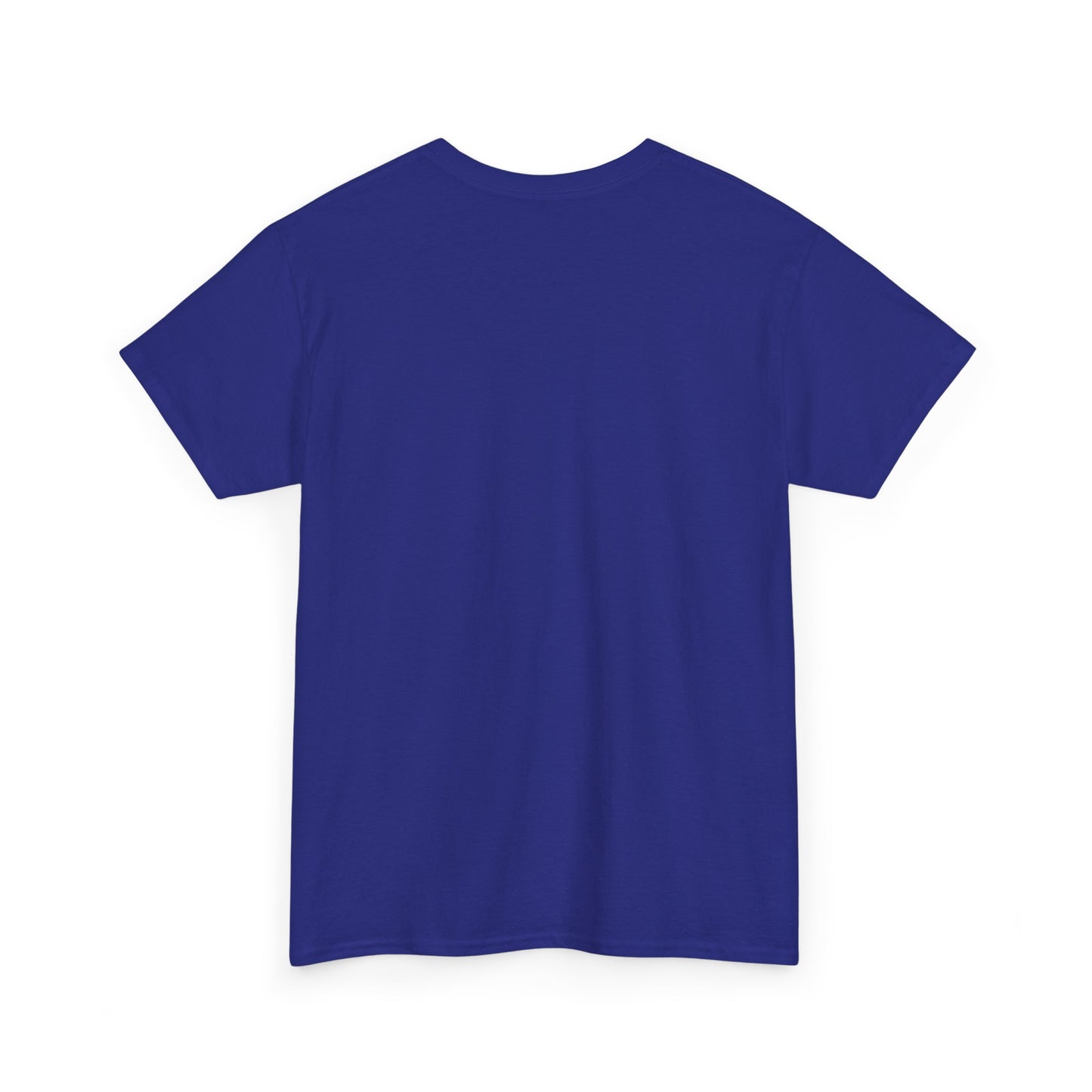 Cat Silhouette Unisex Heavy Cotton Tee – Floating White Cat
