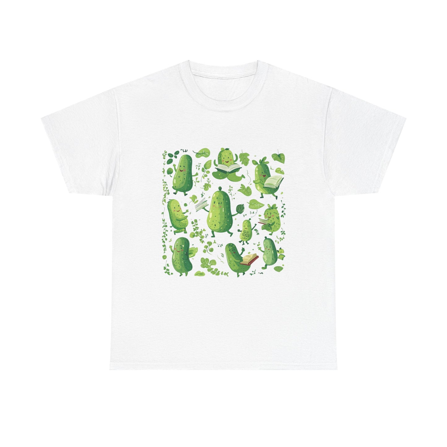 Playful Pickle Unisex Heavy Cotton Tee - Fun, Quirky Graphic T-shirt for Casual Wear - Tee Fusion Lab