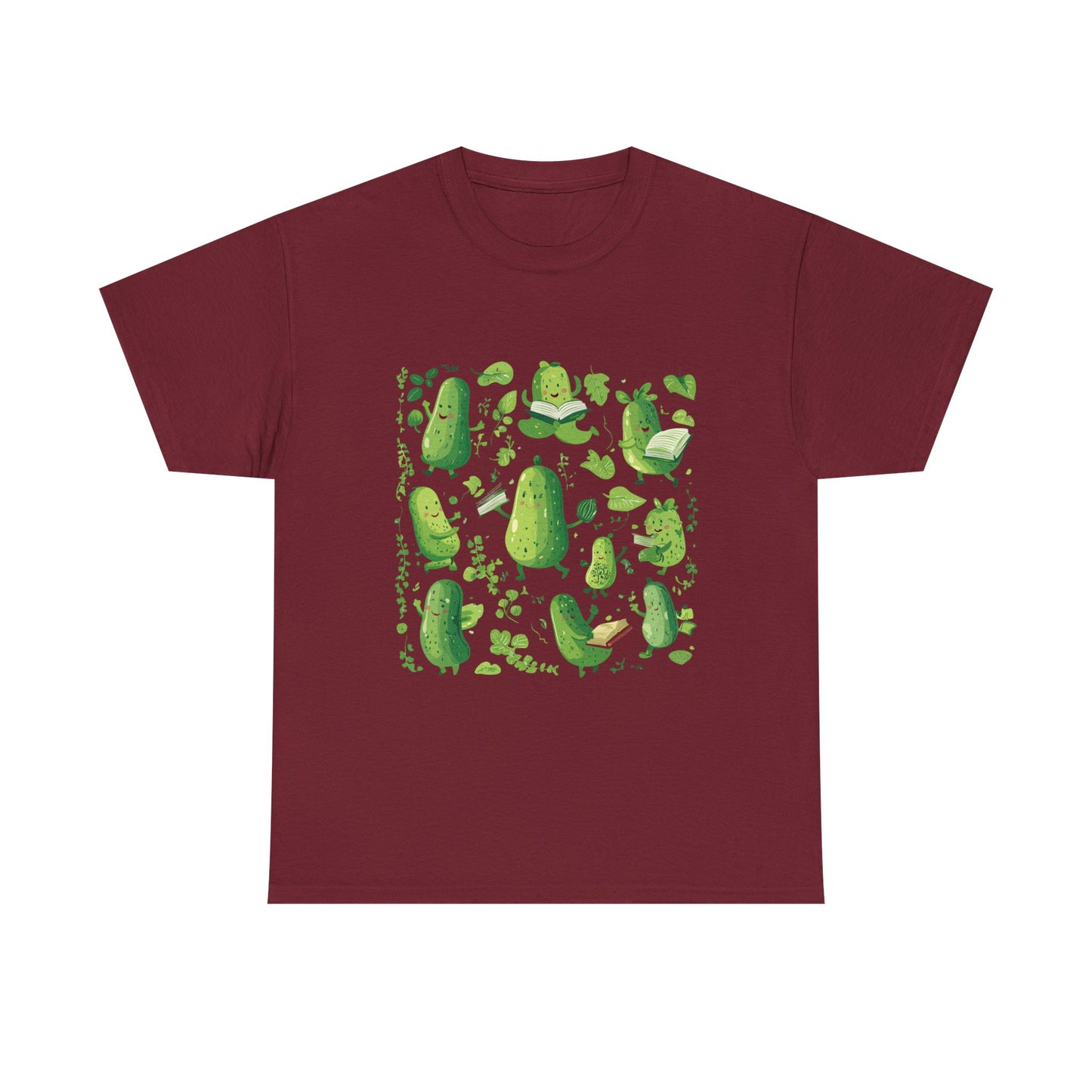 Playful Pickle Unisex Heavy Cotton Tee - Fun, Quirky Graphic T-shirt for Casual Wear - Tee Fusion Lab