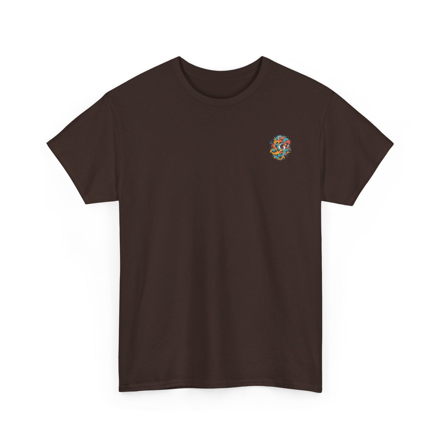 Floral Art Unisex Heavy Cotton Tee - Stylish and Comfortable