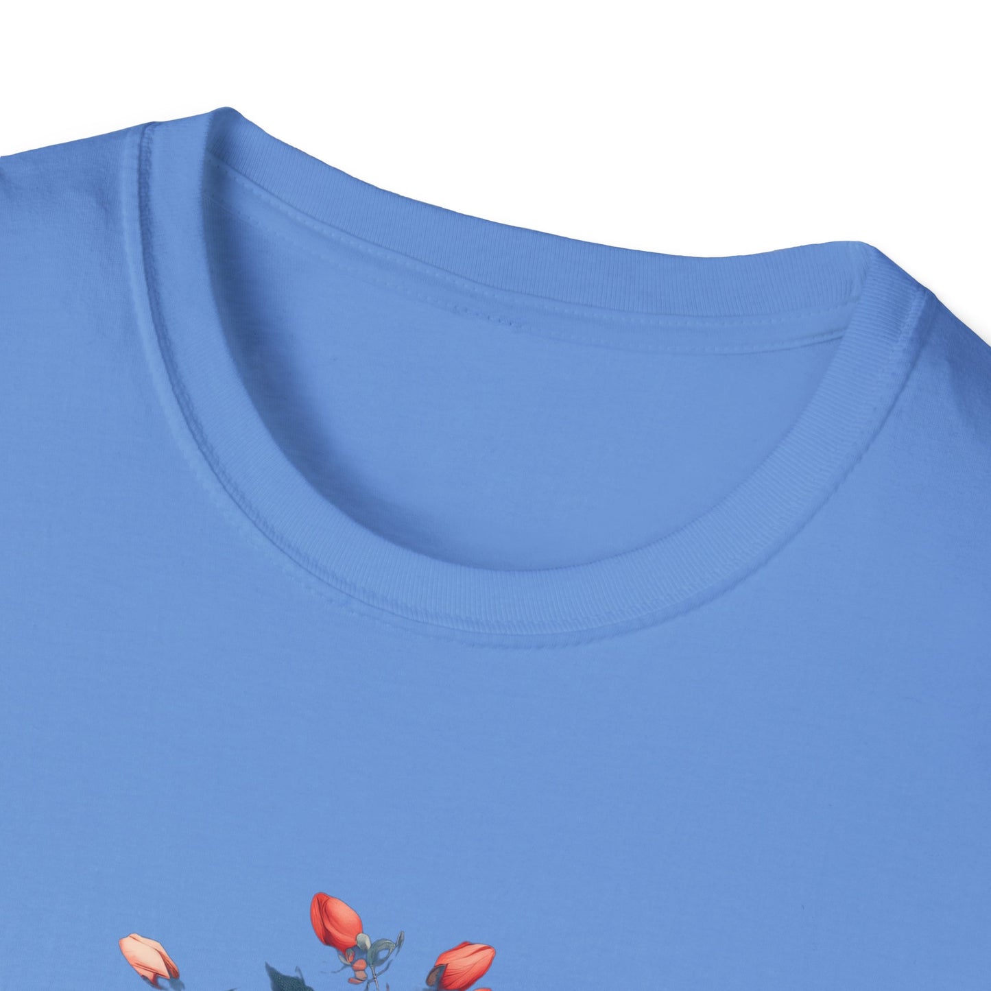 Floral Bouquet Unisex Softstyle T-Shirt - Perfect Gift for Nature Lovers