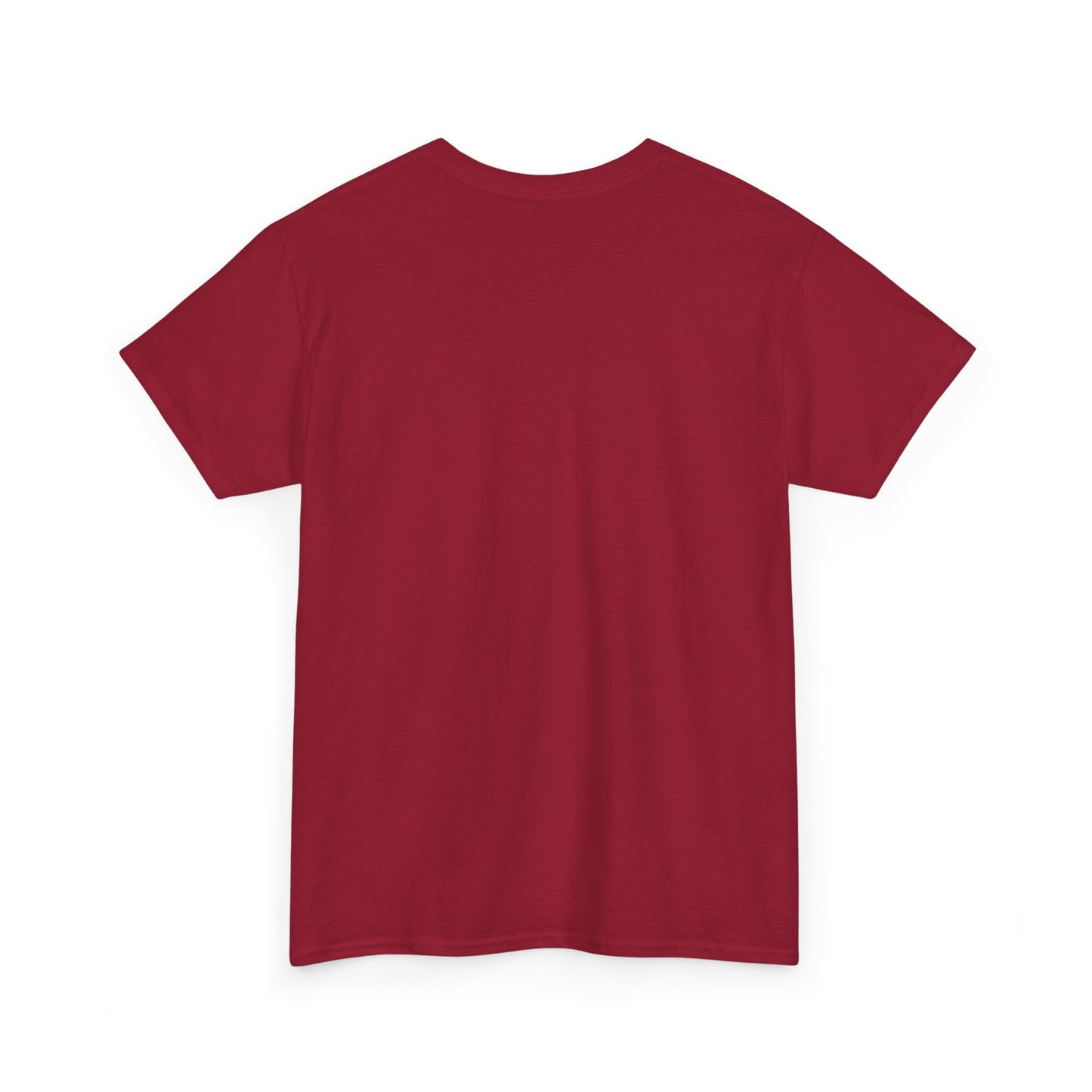 Cat Silhouette Unisex Heavy Cotton Tee – Floating White Cat