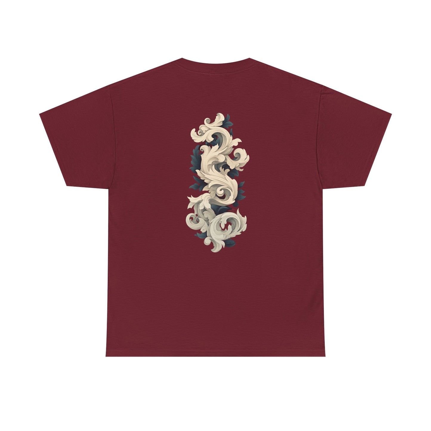 Floral Art Unisex Heavy Cotton Tee - Stylish and Comfortable