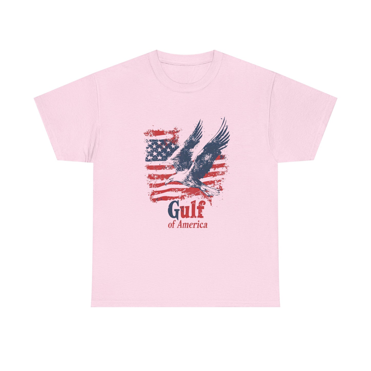 Patriotic Eagle Unisex Heavy Cotton Tee - Gulf of America - Tee Fusion Lab