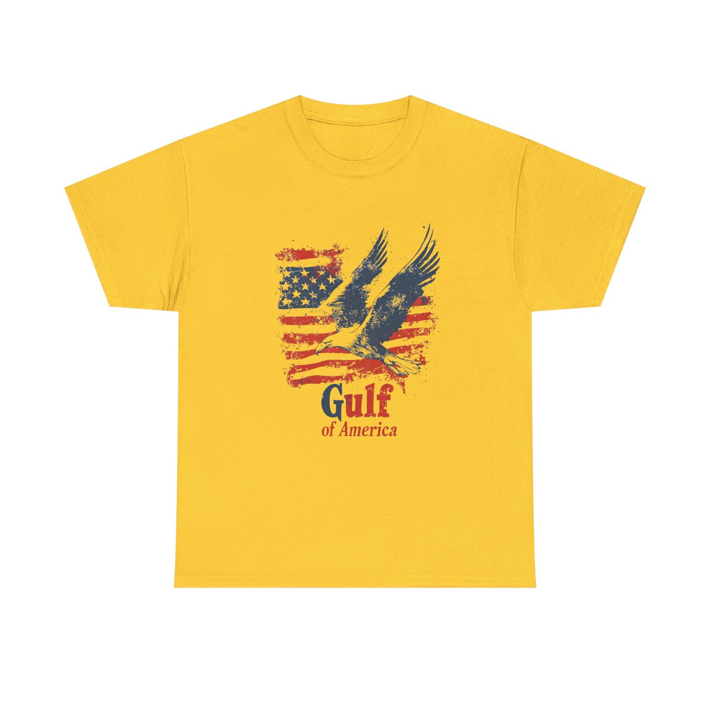 Patriotic Eagle Unisex Heavy Cotton Tee - Gulf of America - Tee Fusion Lab