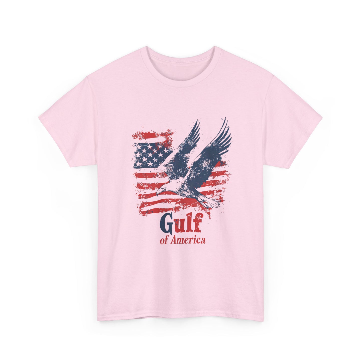 Patriotic Eagle Unisex Heavy Cotton Tee - Gulf of America - Tee Fusion Lab