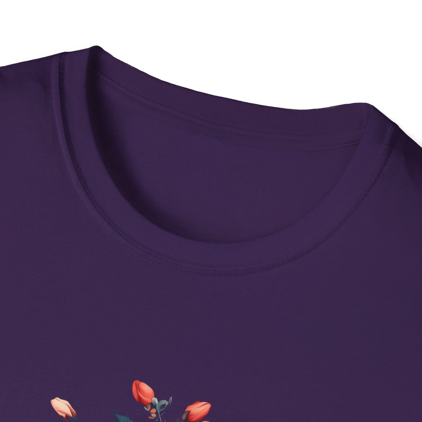 Floral Bouquet Unisex Softstyle T-Shirt - Perfect Gift for Nature Lovers