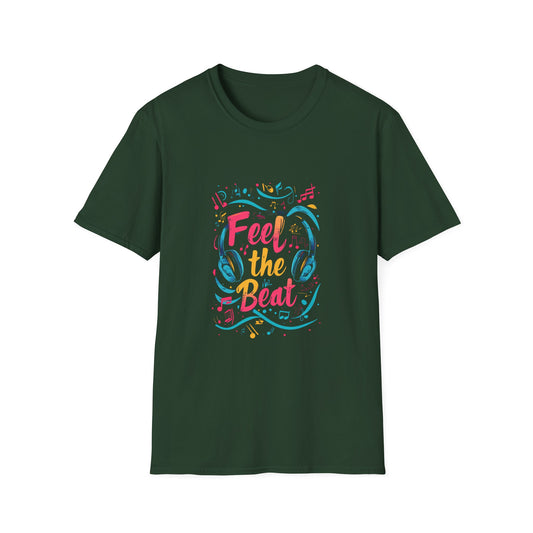 Feel the Beat Unisex Softstyle T-Shirt - Perfect Gift for Music Lovers - Tee Fusion Lab