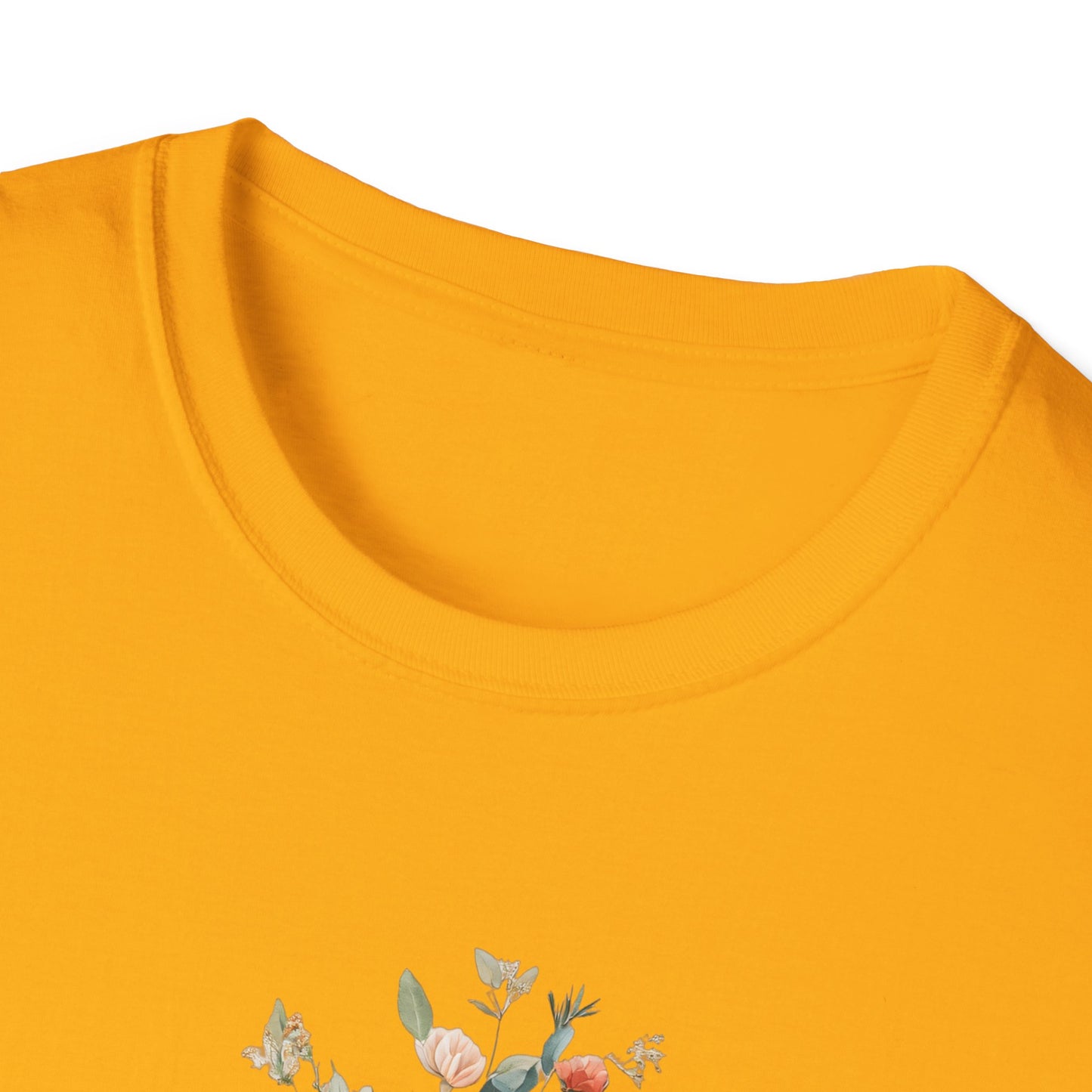 Floral Unisex Softstyle T-Shirt - Perfect for Spring Celebrations