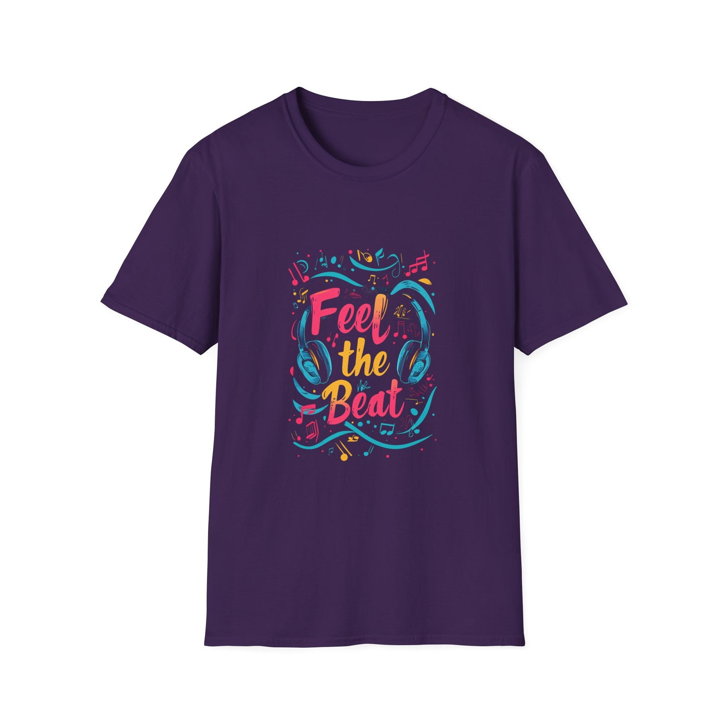 Feel the Beat Unisex Softstyle T-Shirt - Perfect Gift for Music Lovers