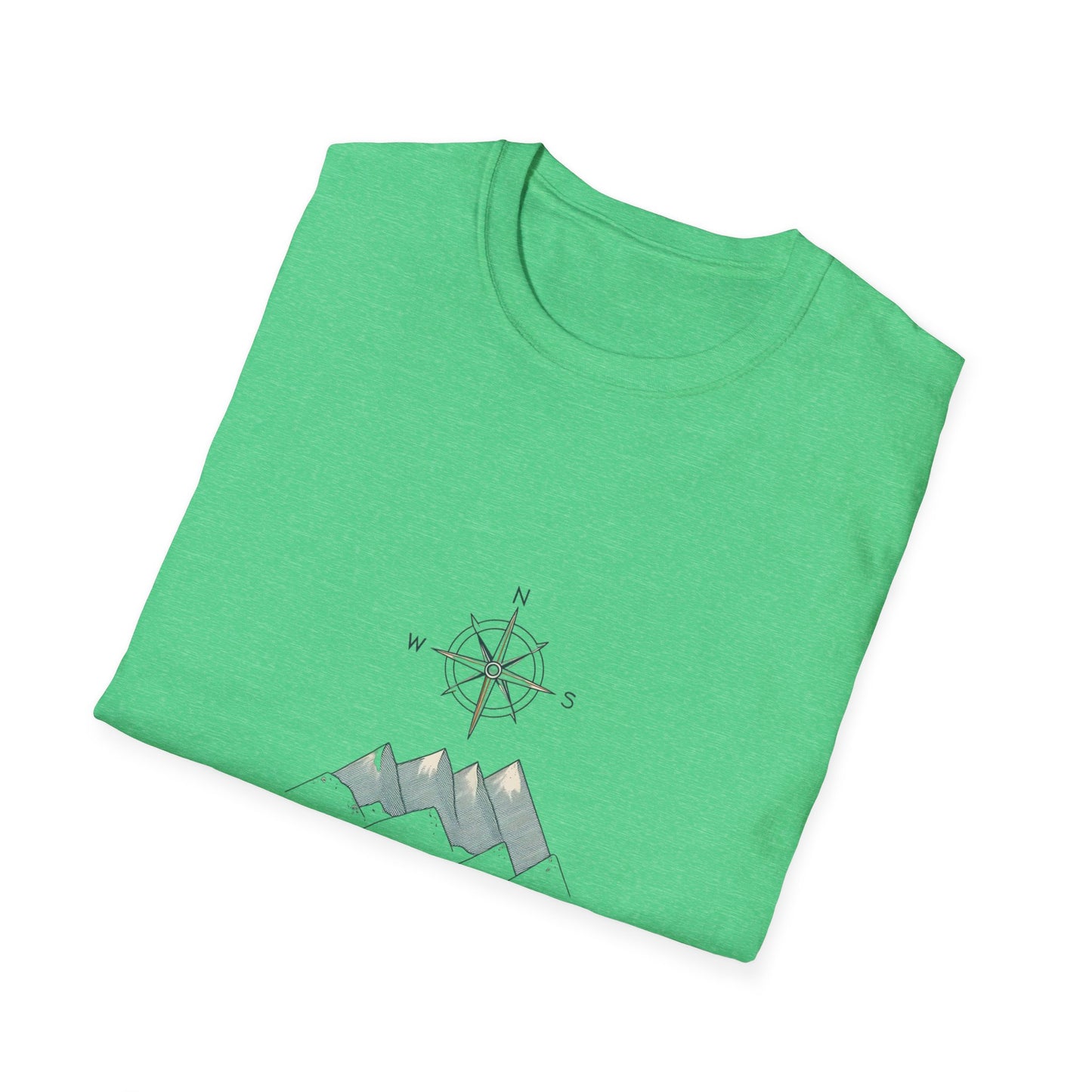 Adventure Awaits Unisex Softstyle T-Shirt, Perfect for Travel Lovers, Outdoor Enthusiasts, Camping, Adventure Gifts, Nature Tee