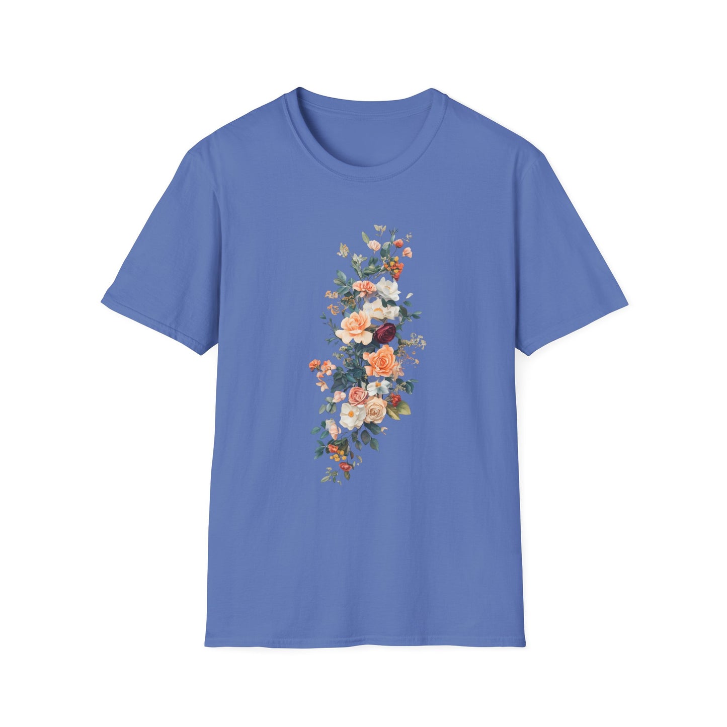 Floral Unisex Softstyle T-Shirt - Perfect for Spring Celebrations