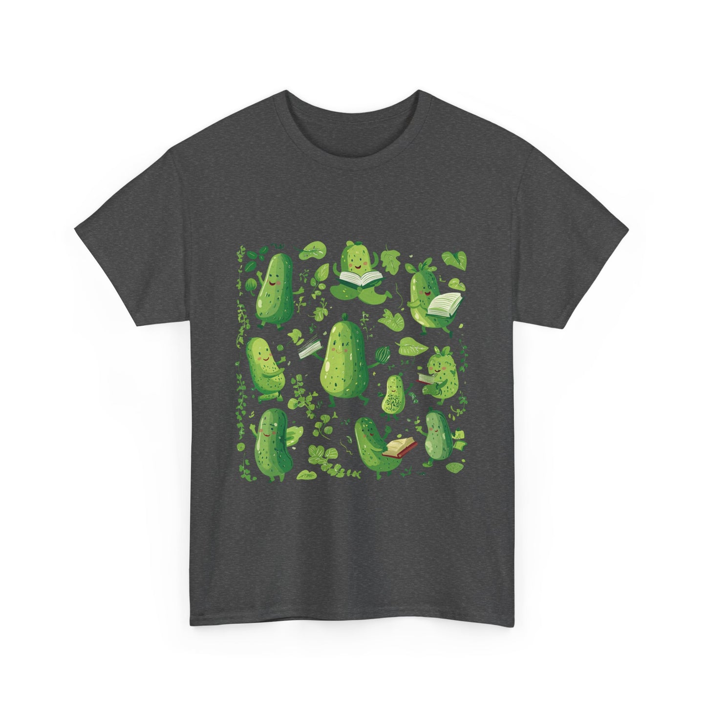 Playful Pickle Unisex Heavy Cotton Tee - Fun, Quirky Graphic T-shirt for Casual Wear - Tee Fusion Lab