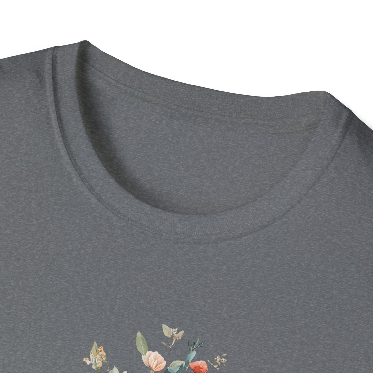 Floral Unisex Softstyle T-Shirt - Perfect for Spring Celebrations