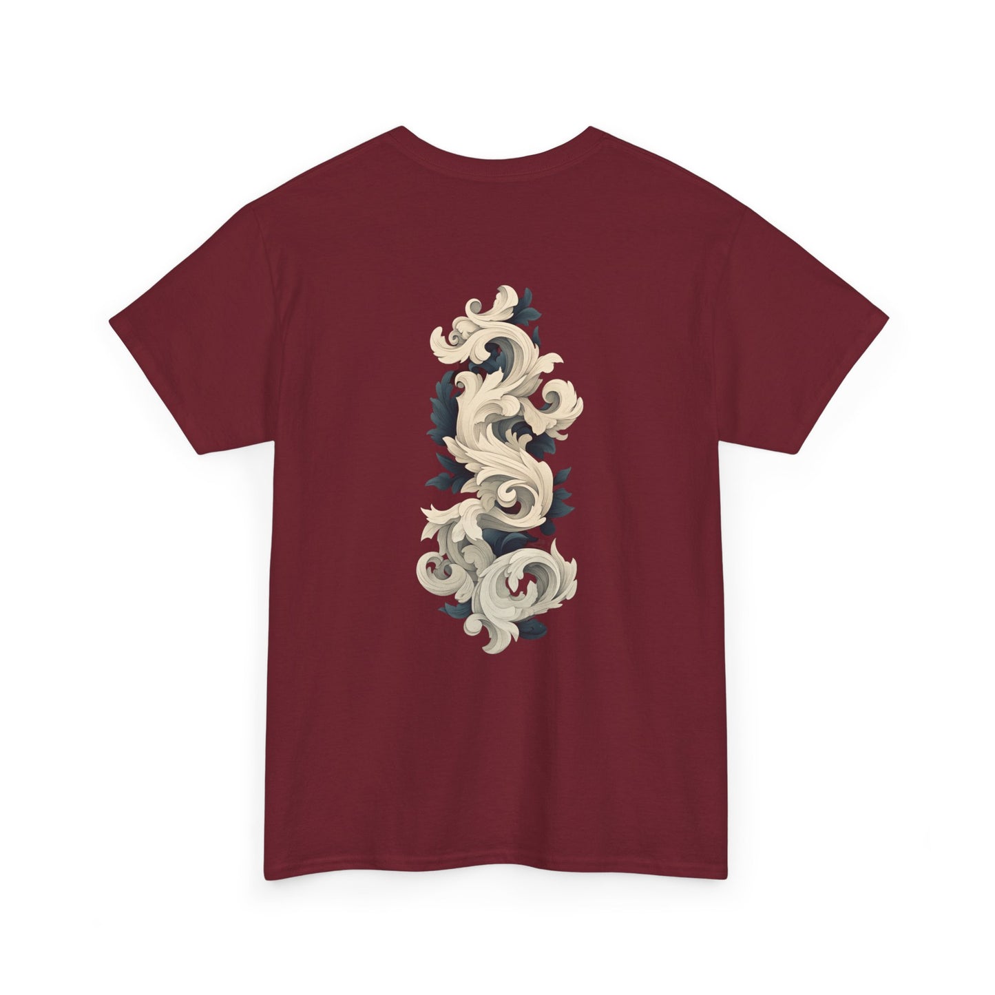 Floral Art Unisex Heavy Cotton Tee - Stylish and Comfortable